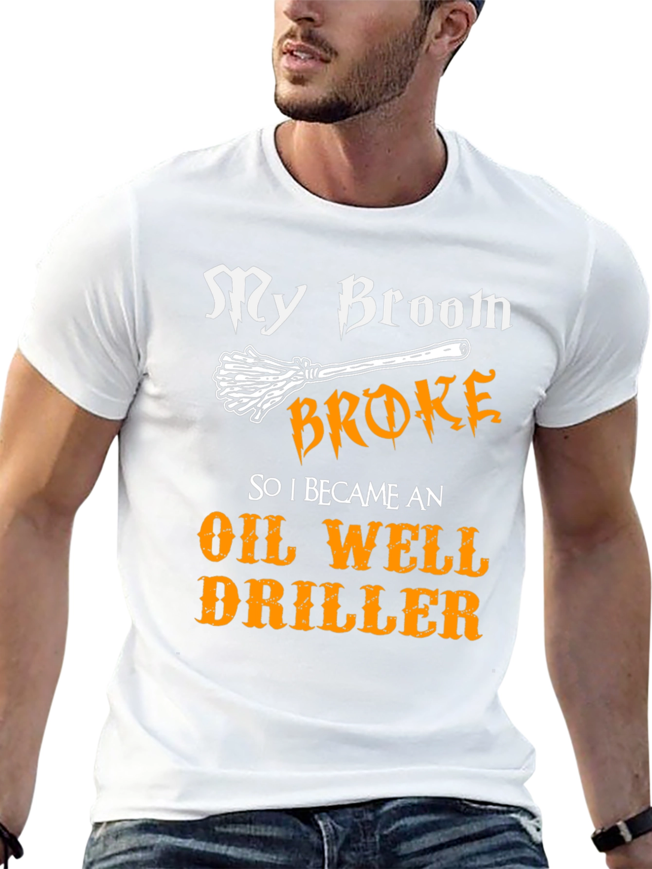 Funny Halloween Oil Well Driller T-Shirt