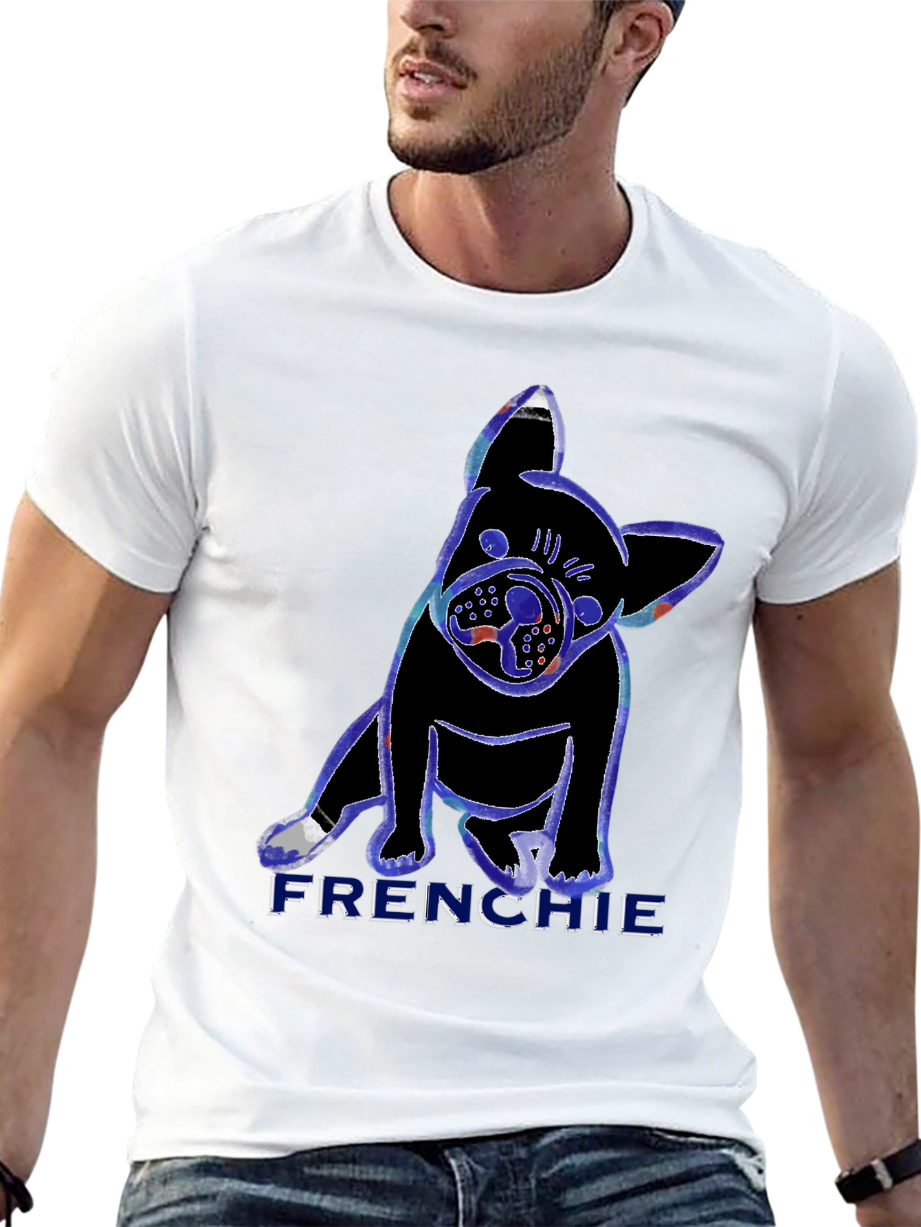 Frenchie Dog Graphic T-Shirt