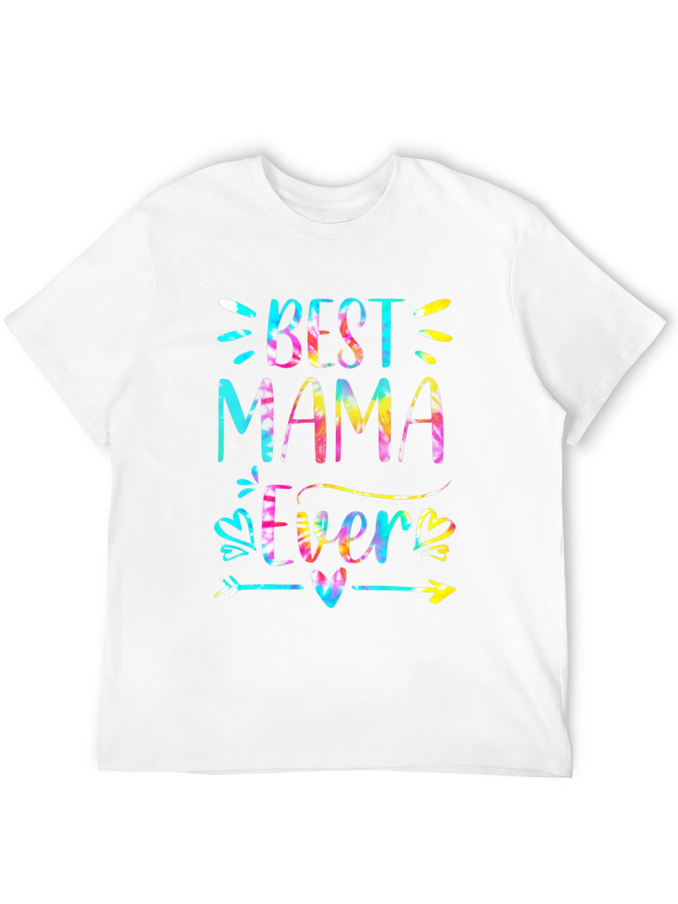 Best Mama Ever Tie Dye Graphic Tee