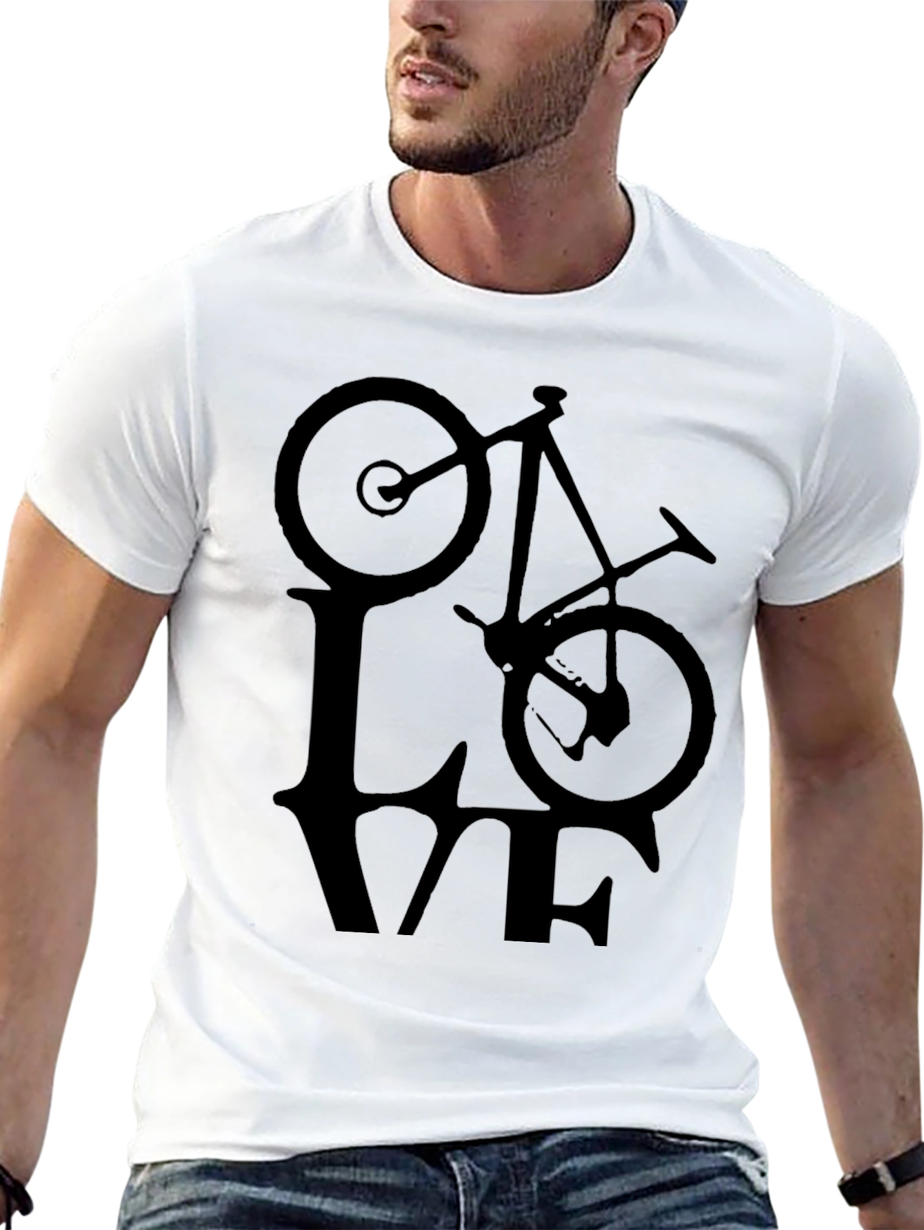 LOVE Bicycle Graphic T-Shirt