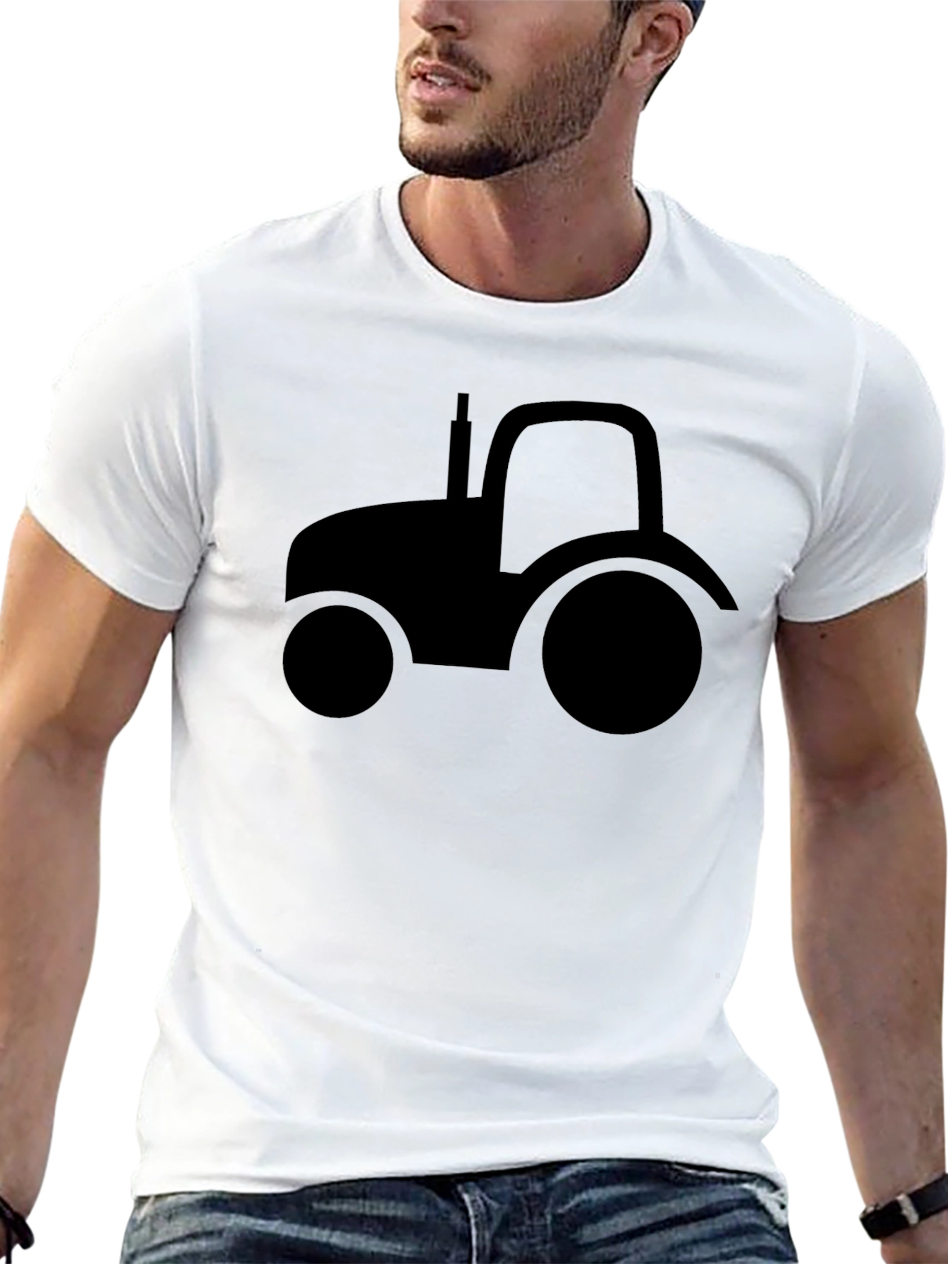 Black Tractor Graphic Tee - Farm Life Apparel