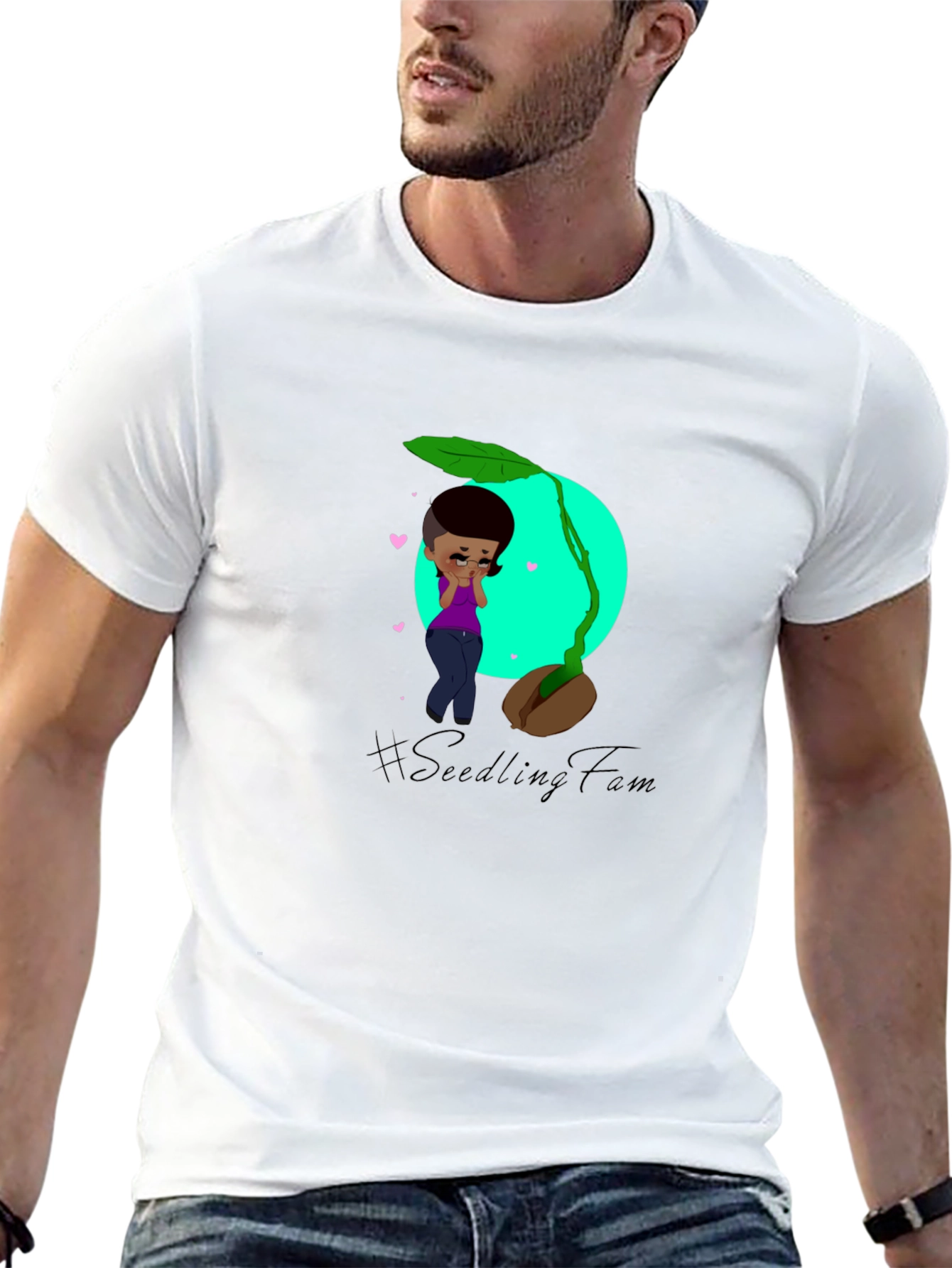 Seedling Fam Graphic Tee - Soft Cotton Blend