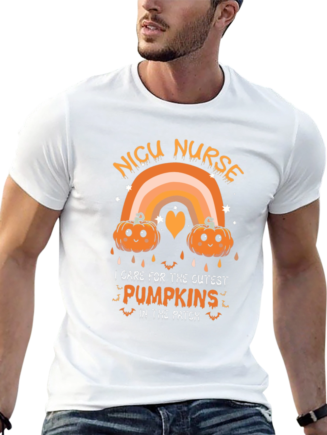 NICU Nurse Cutest Pumpkins Halloween T-Shirt