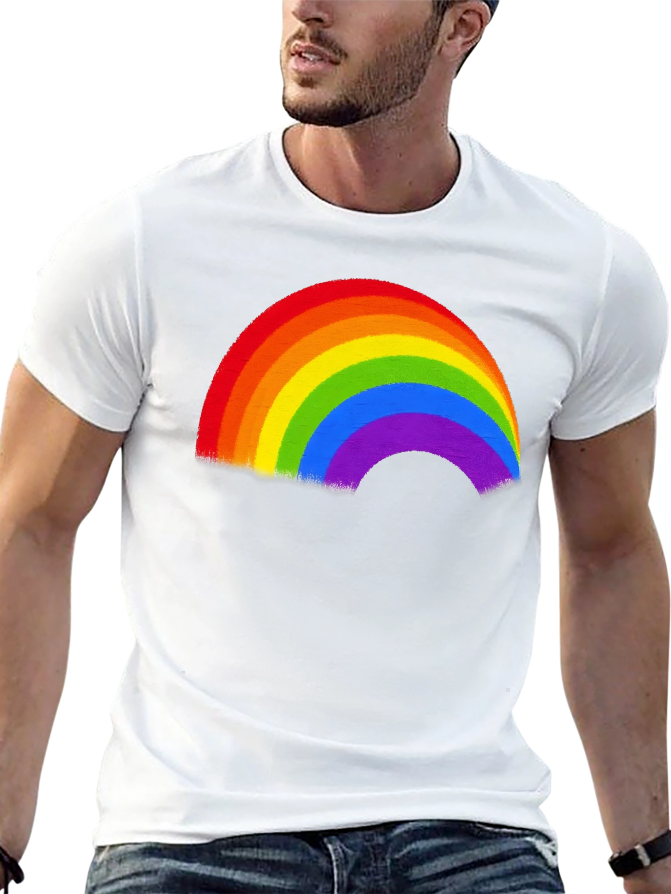 Rainbow Pride Graphic T-Shirt