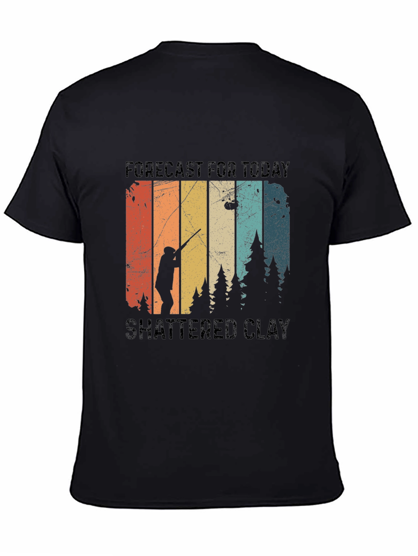 Forecast Shattered Clay Shooting T-Shirt