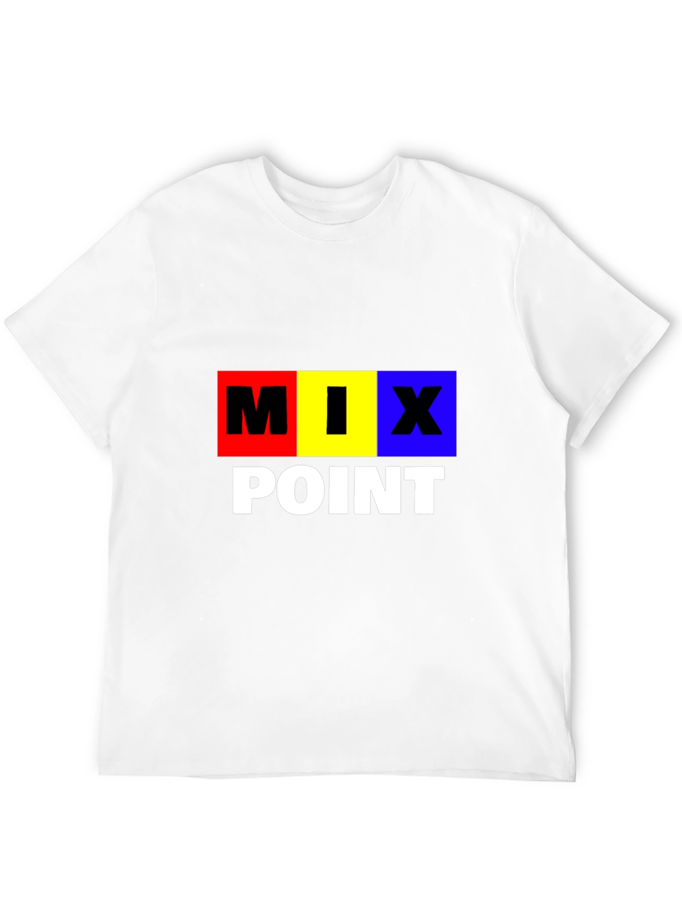 Mix Point Graphic T-Shirt - Black