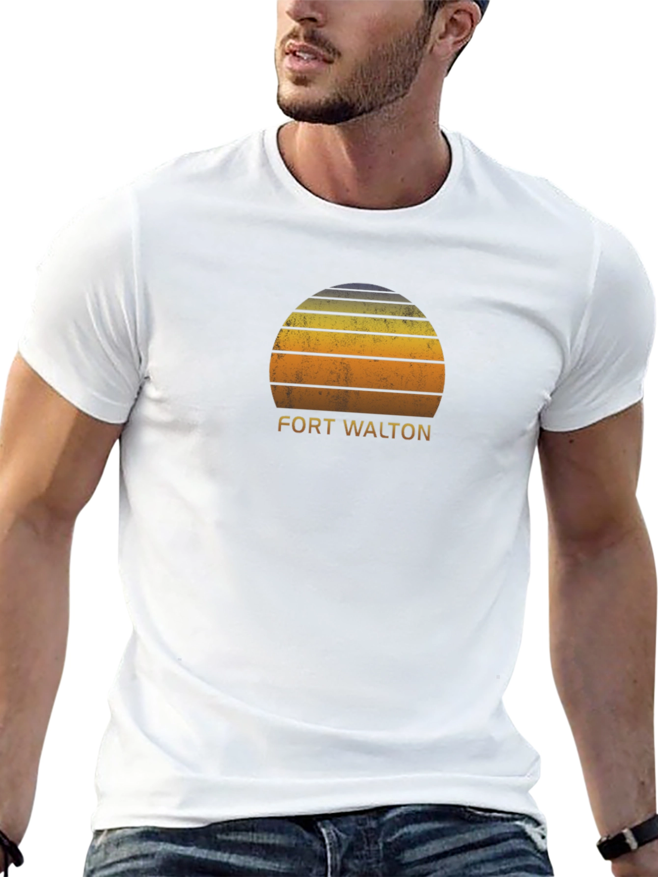 Fort Walton Retro Sunset T-Shirt
