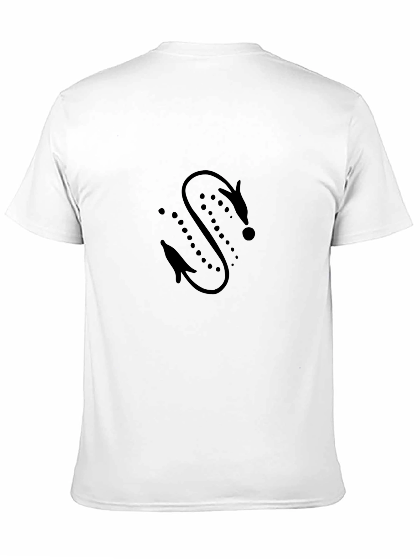 Modern Black Graphic Tee