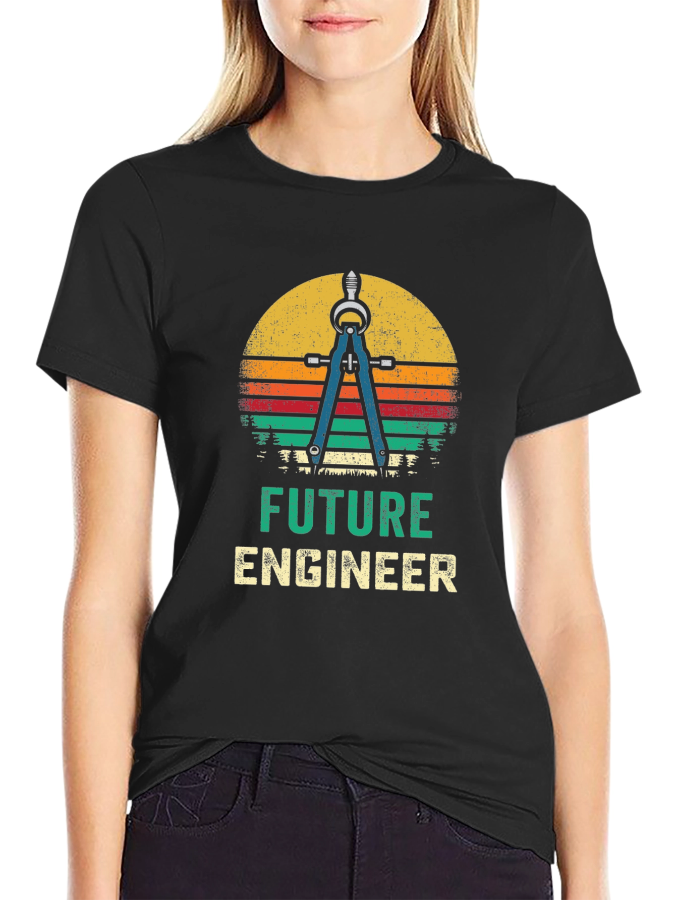 Future Engineer Retro Sunset T-Shirt