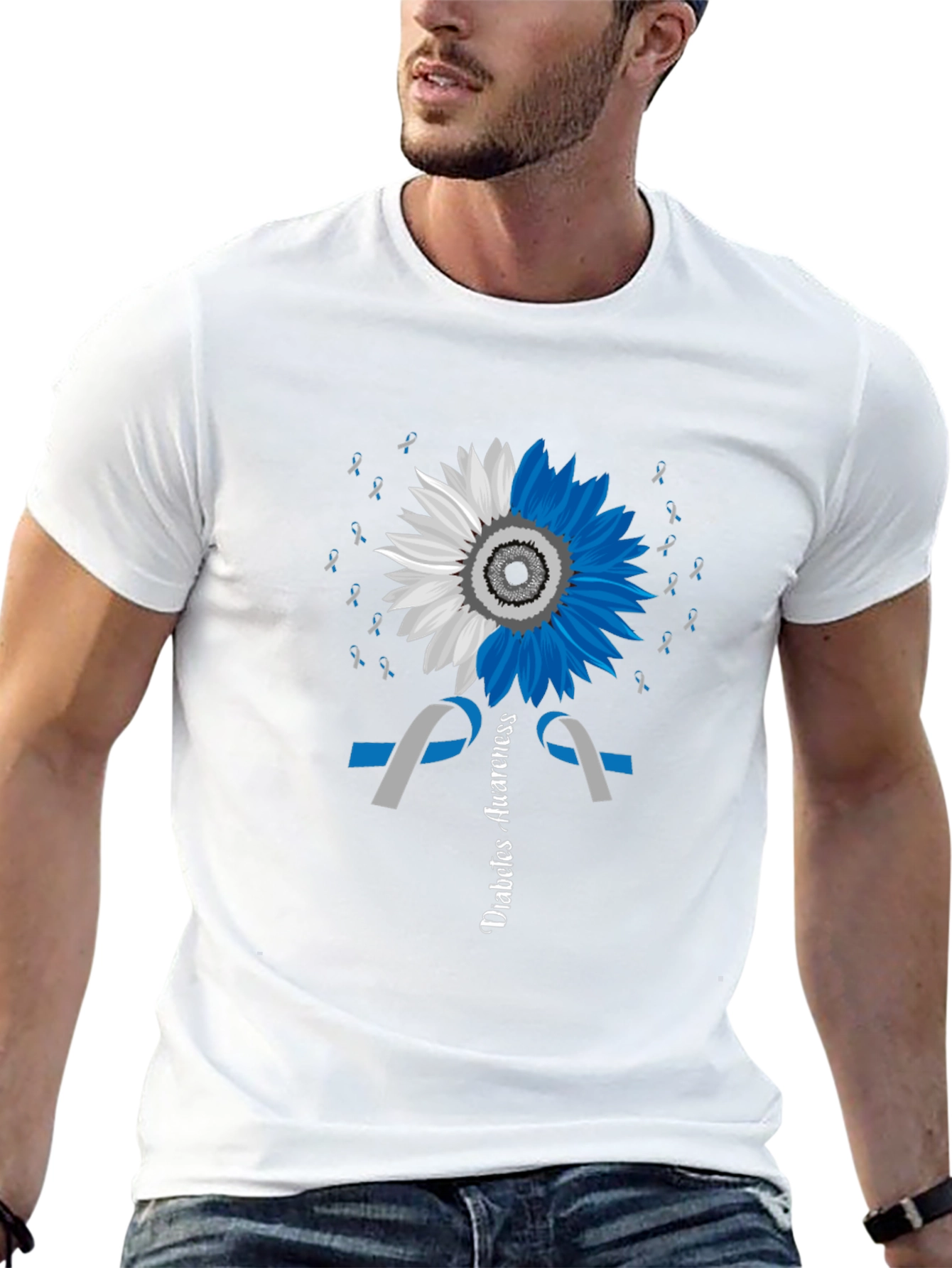 Diabetes Awareness Sunflower T-Shirt