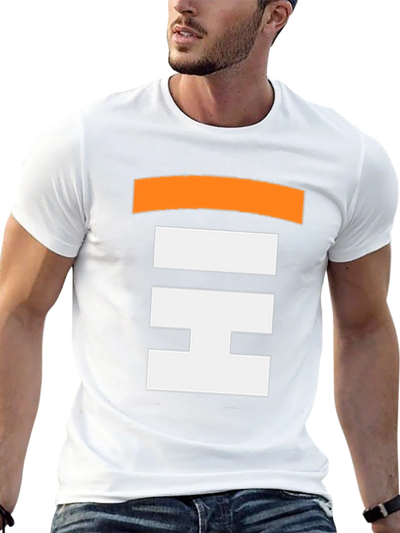 Geometric Graphic Tee - Modern Design