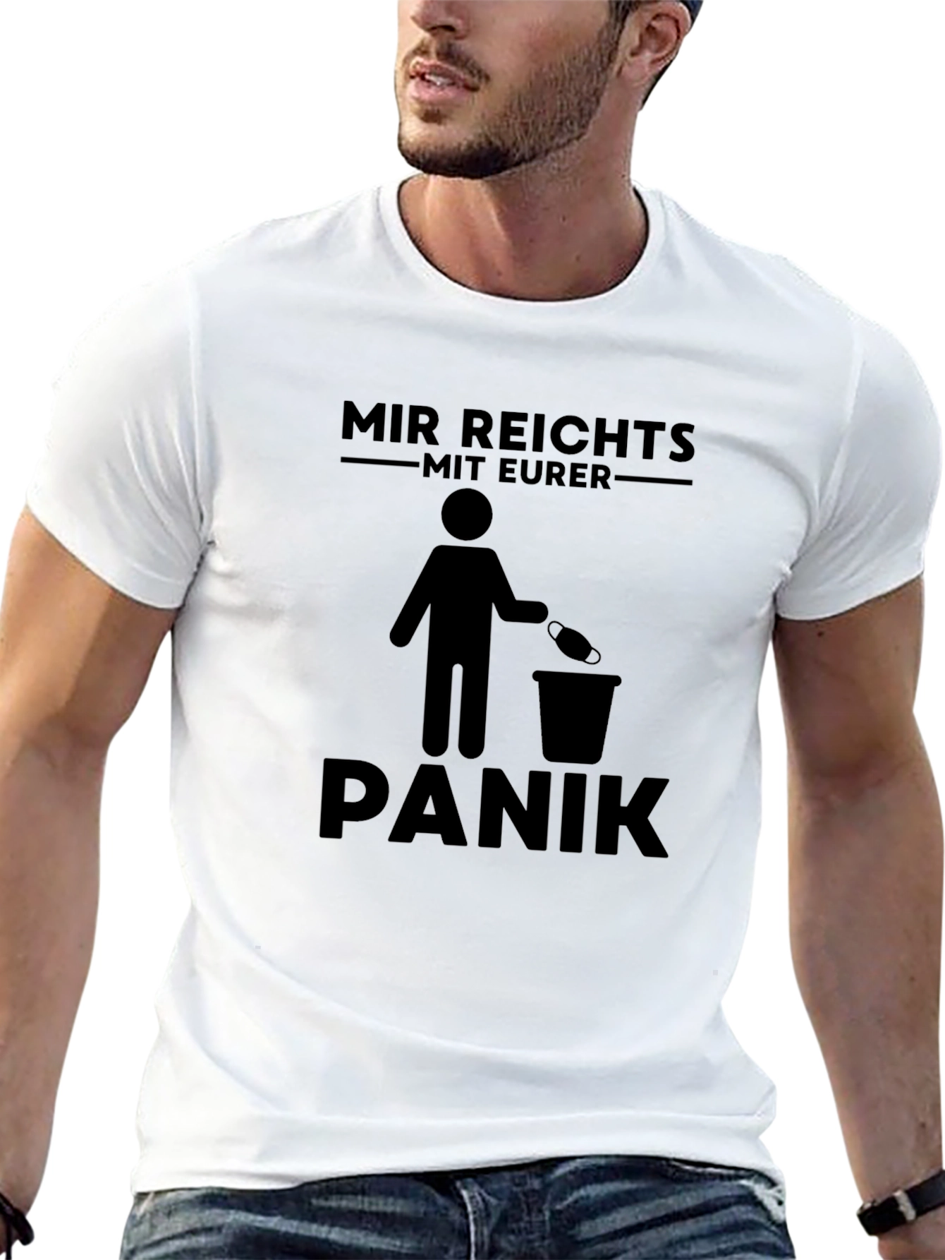 Mir Reichts T-Shirt Anti Panic Graphic Tee