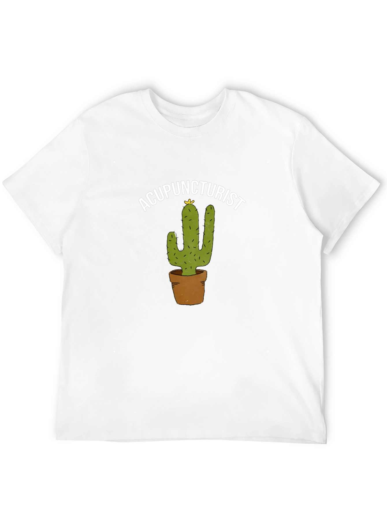 Acupuncturist Cactus Graphic T-Shirt