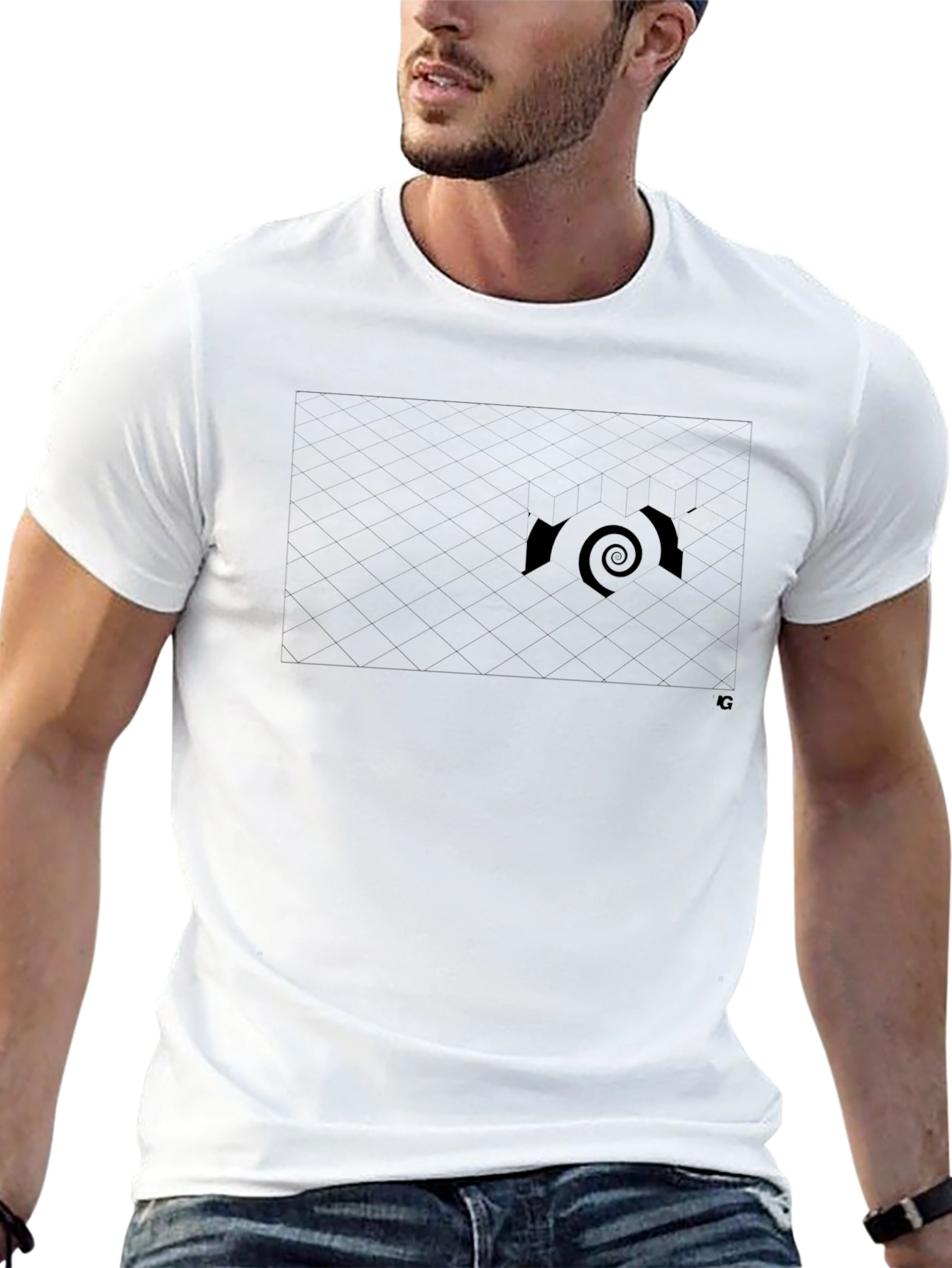 Dark Graphic Tee: Stylish Modern and Comfortable
