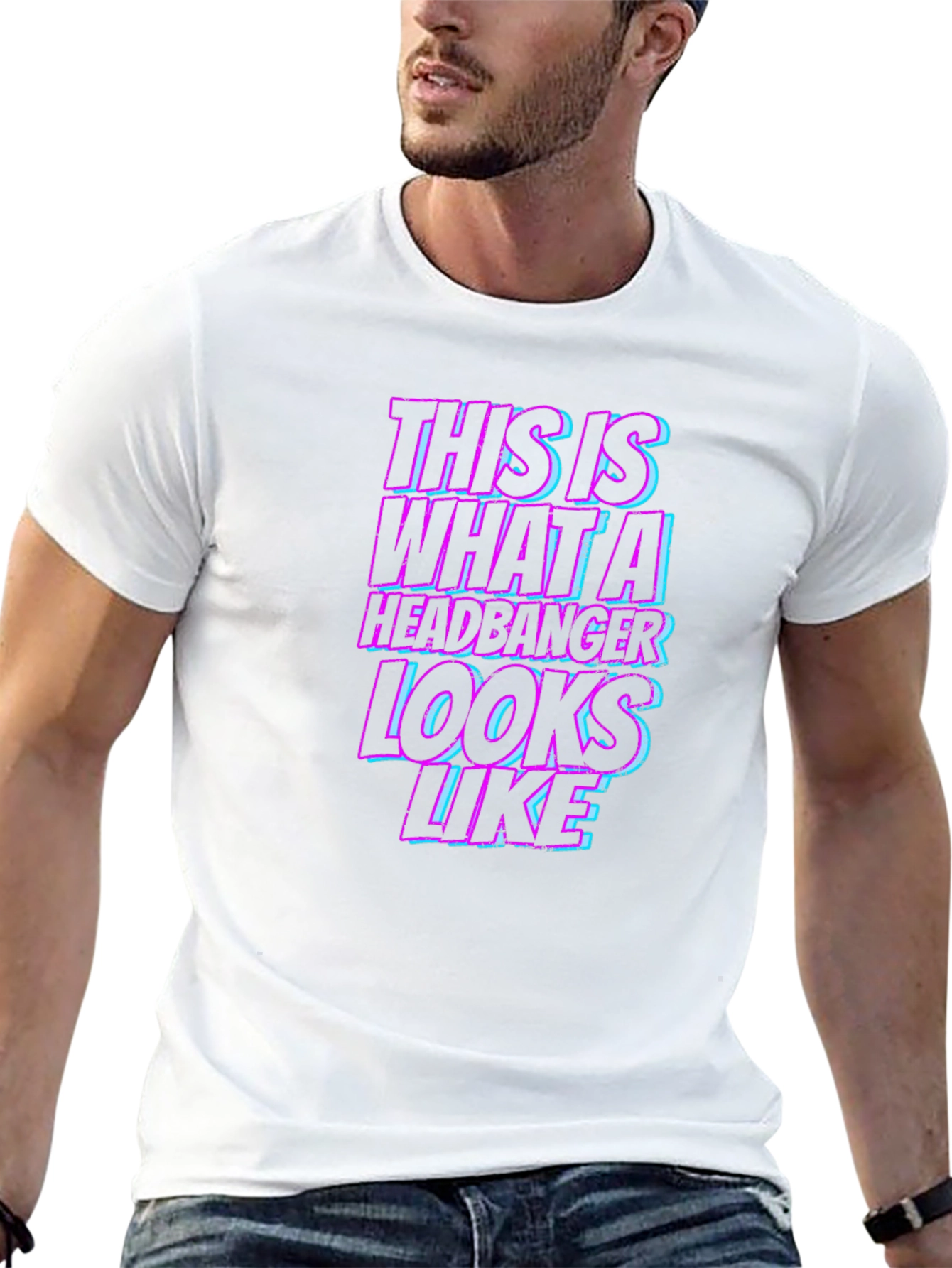 Headbanger Graphic Tee - Rock Music Shirt