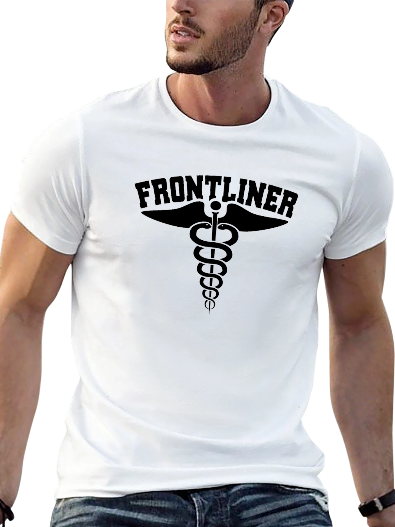 Frontliner Medical Symbol Black T-Shirt