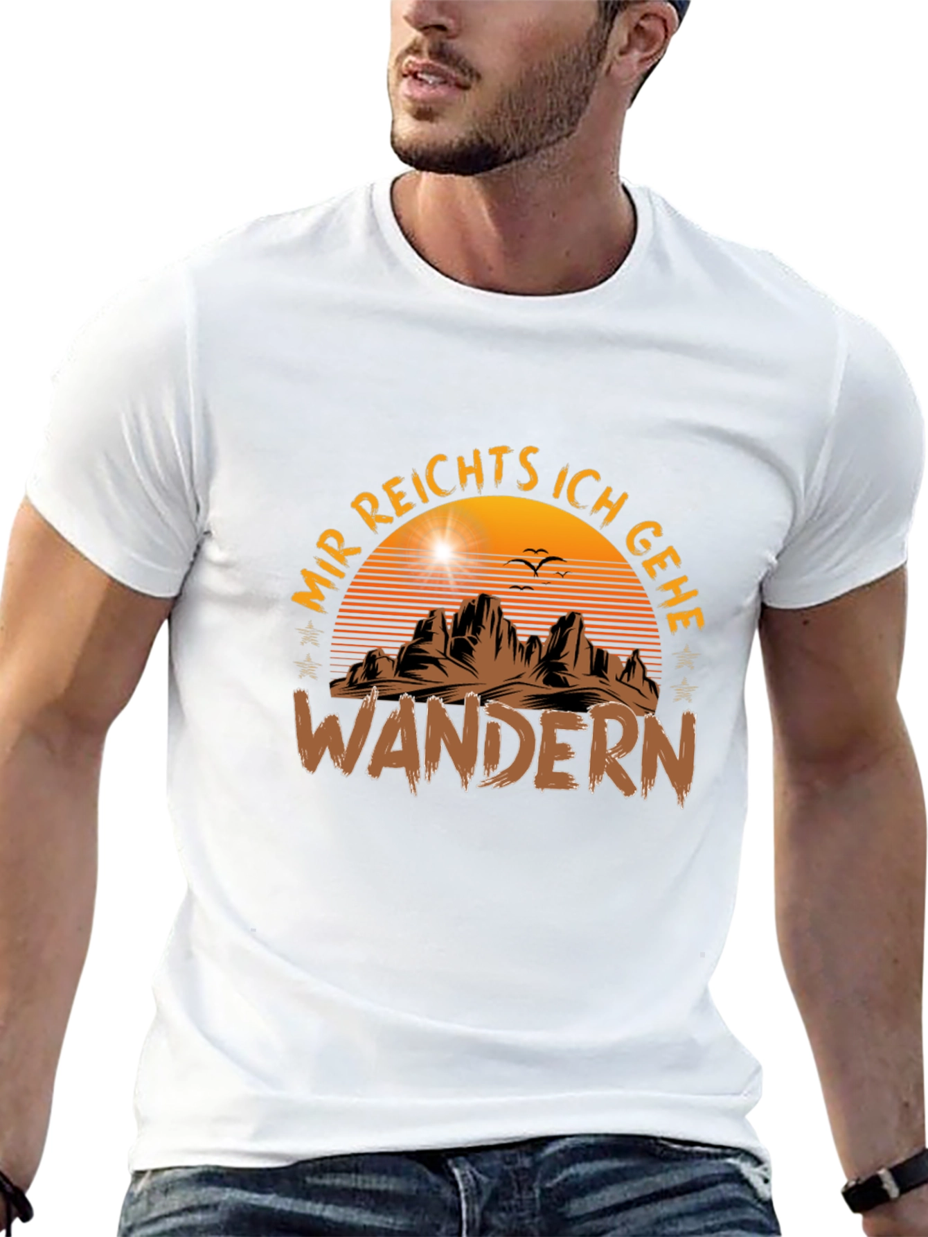 Mir Reichts Ich Gehe Wandern Black T-Shirt