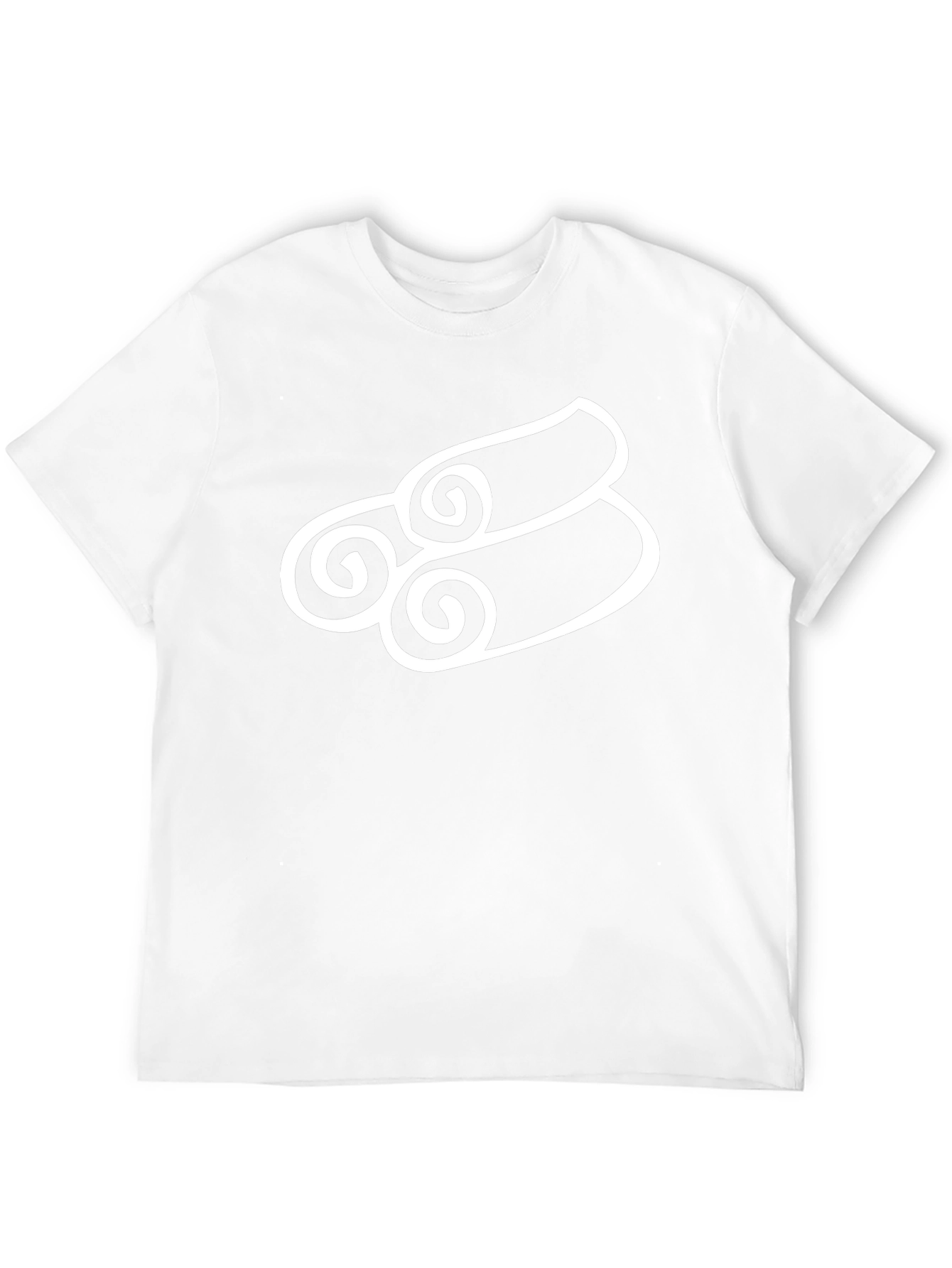Stylish Black T-Shirt with Cinnamon Roll Design