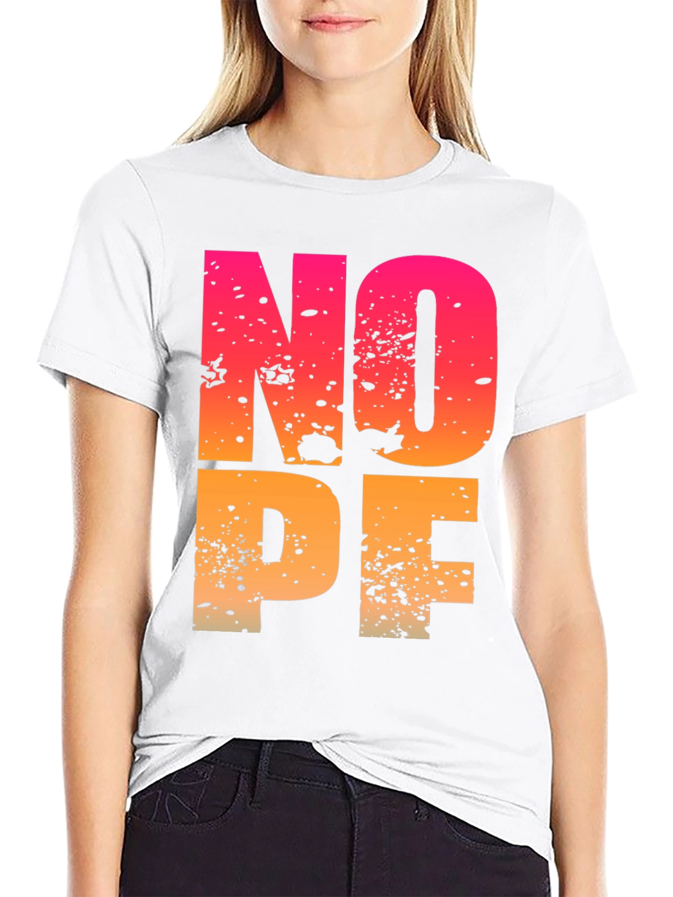 NOPE Graphic Tee - Mens Black T-Shirt