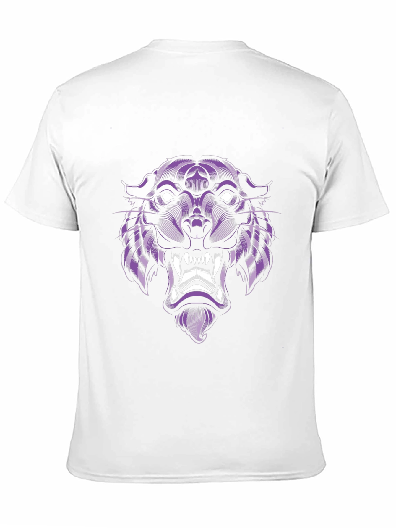 Purple Panther Graphic Tee - Cool Animal Design