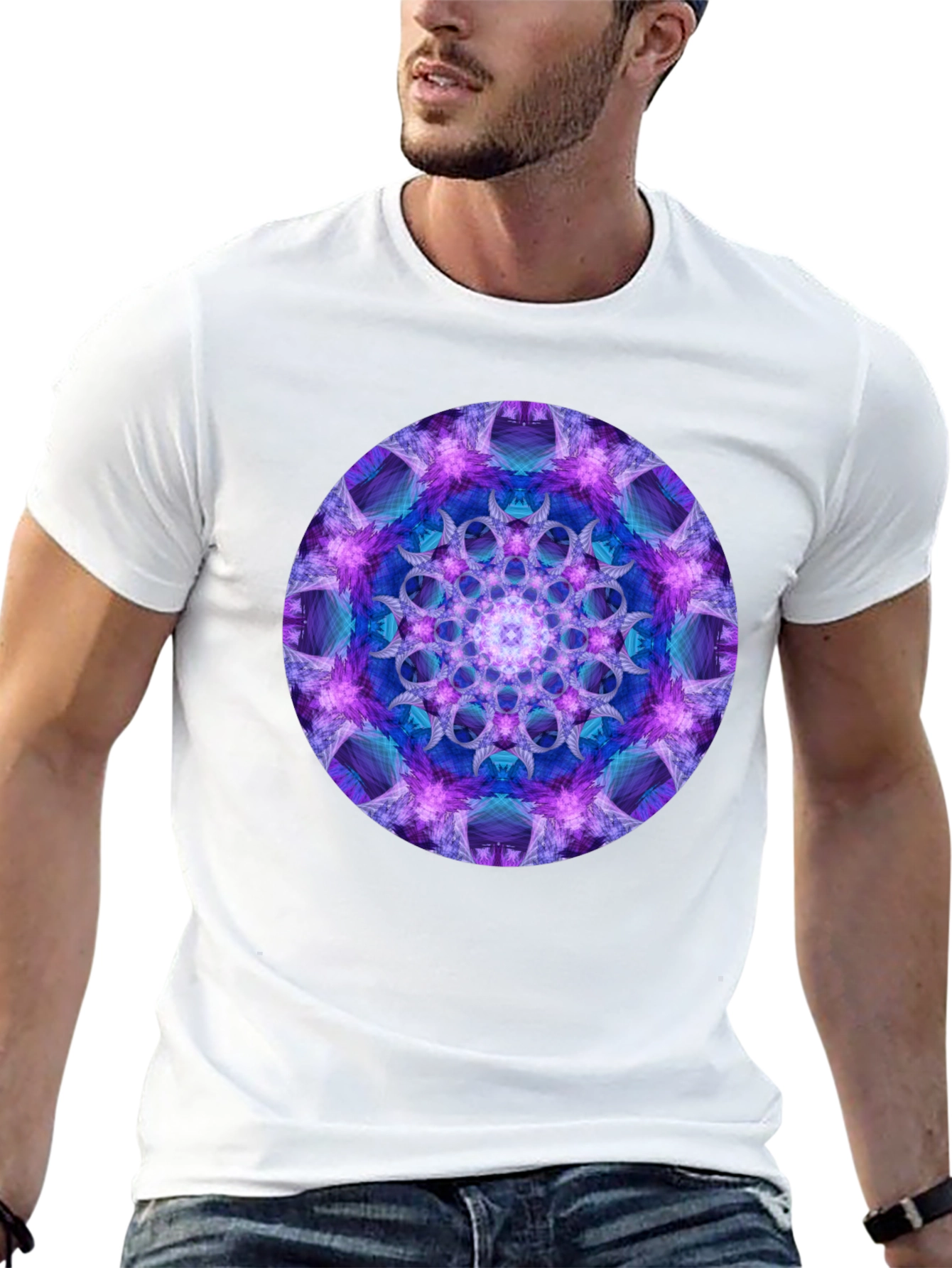 Mystic Mandala Black T-Shirt