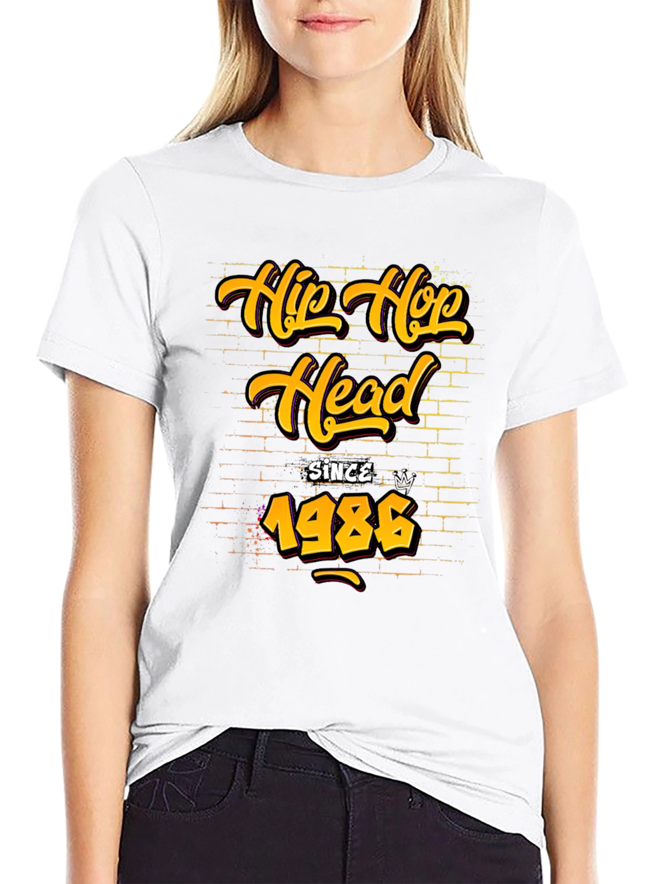 Hip Hop Head Since 1986 Black T-Shirt