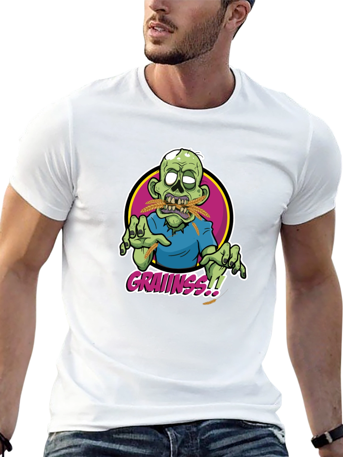Zombie Grainss!! Graphic T-Shirt
