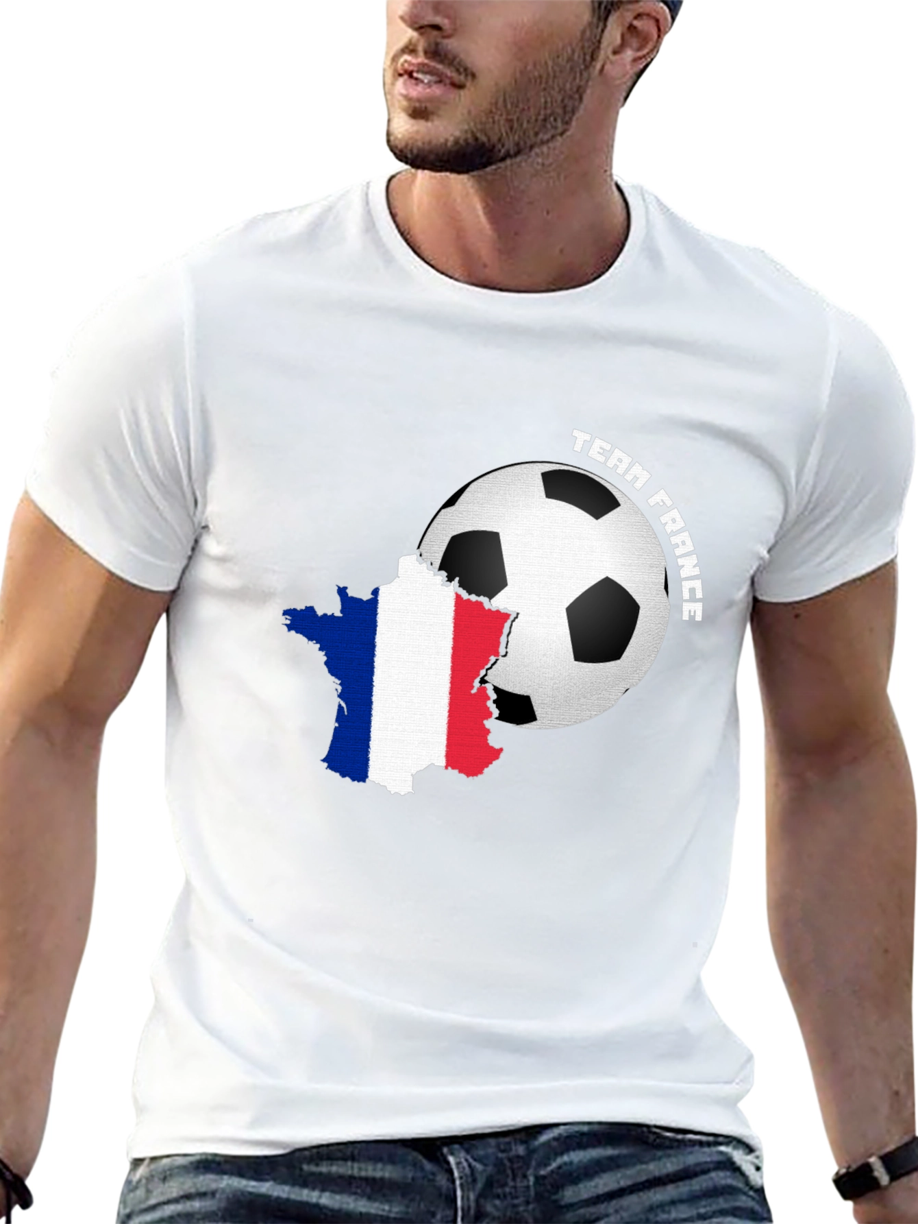 Team France Soccer T-Shirt - Black