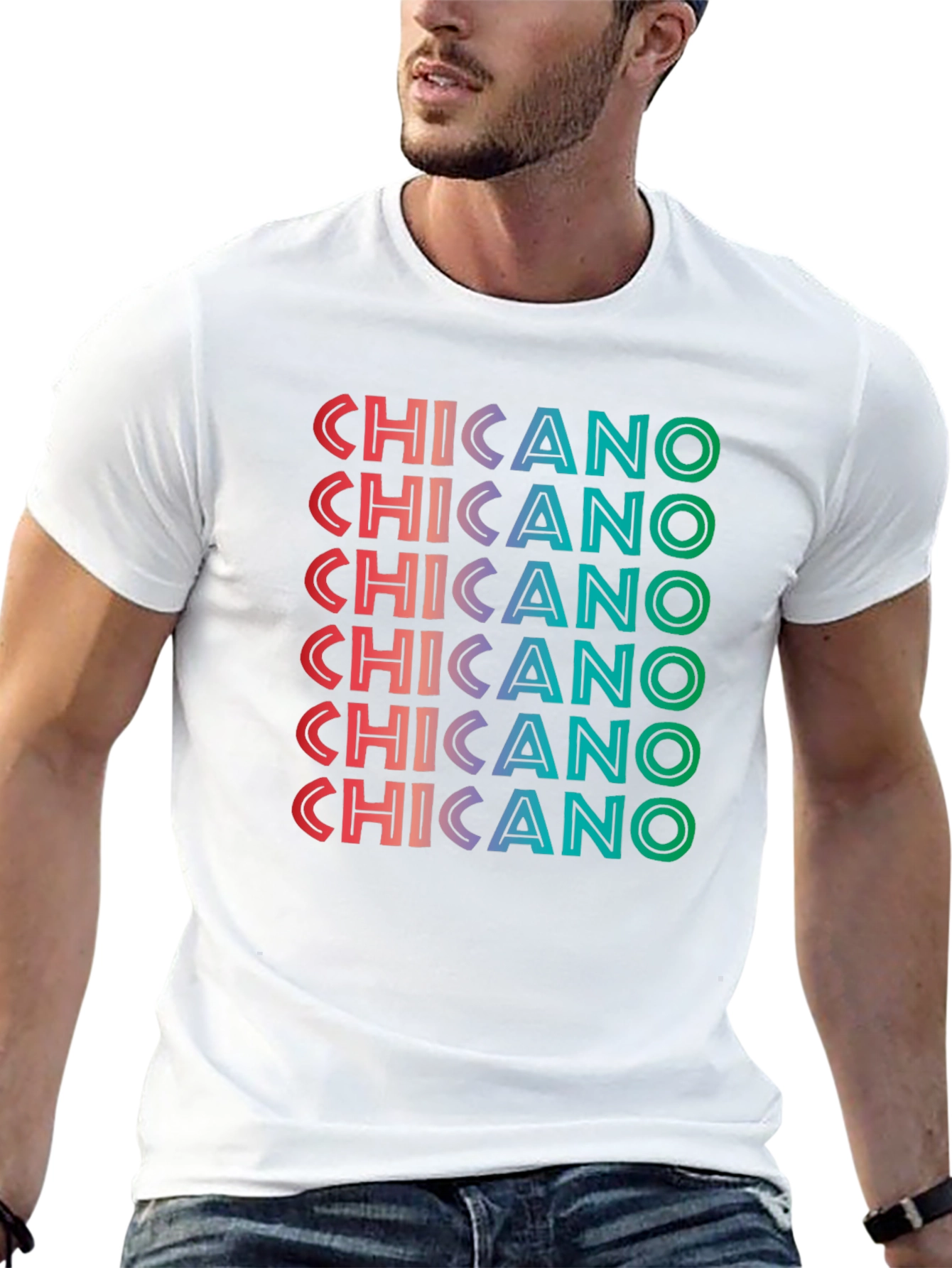 Chicano Pride Tee - Gradient Text