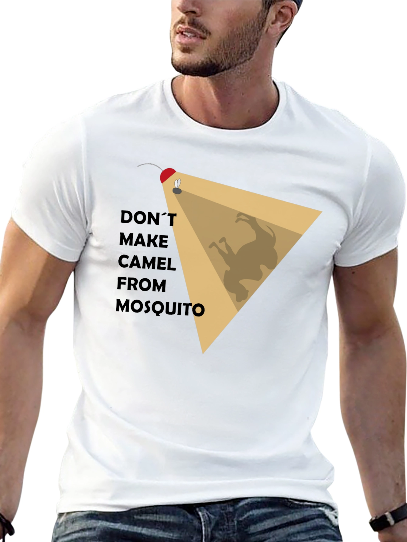 Dont Make Camel From Mosquito Graphic Tee