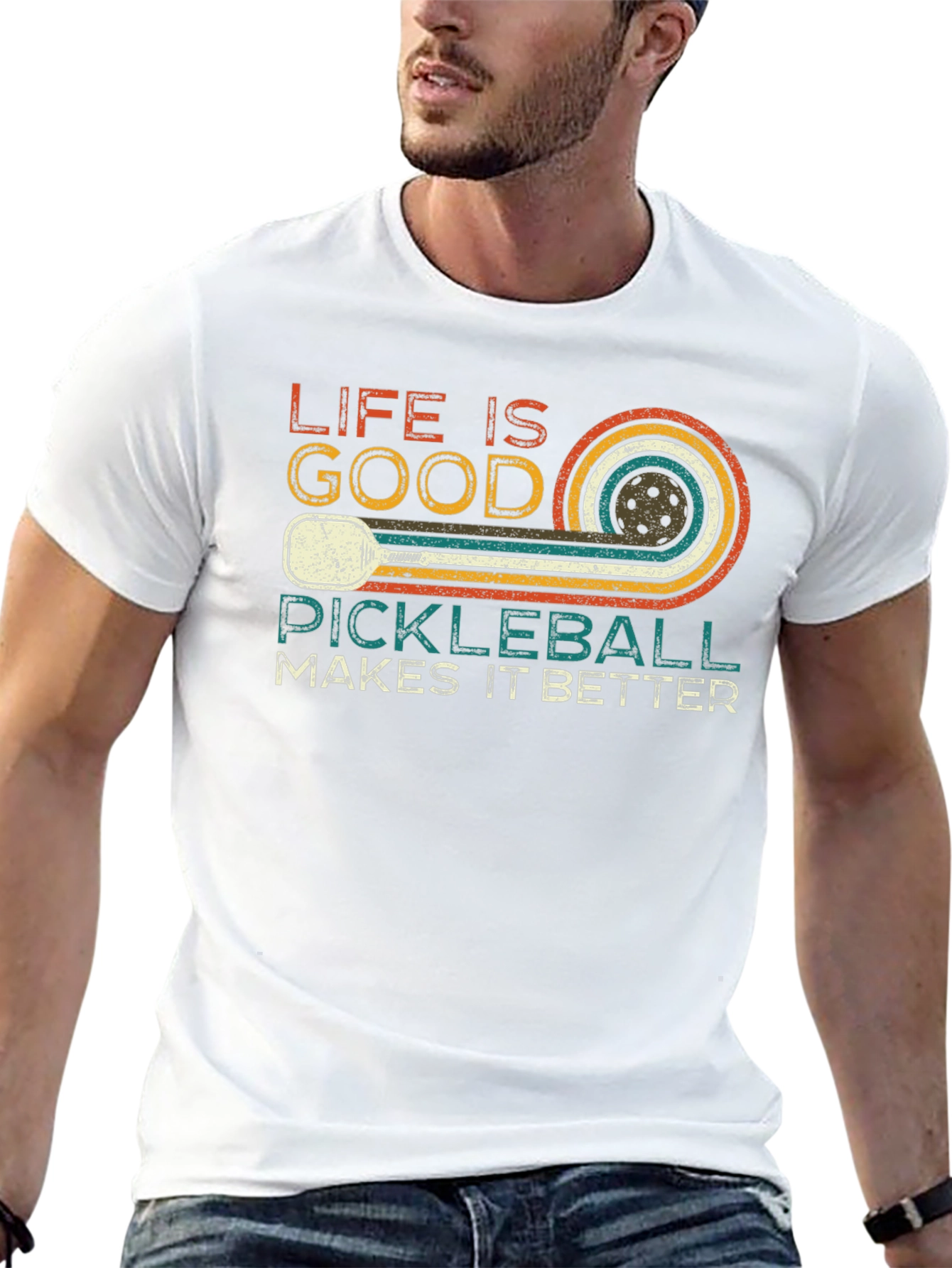Life is Good Pickleball T-Shirt