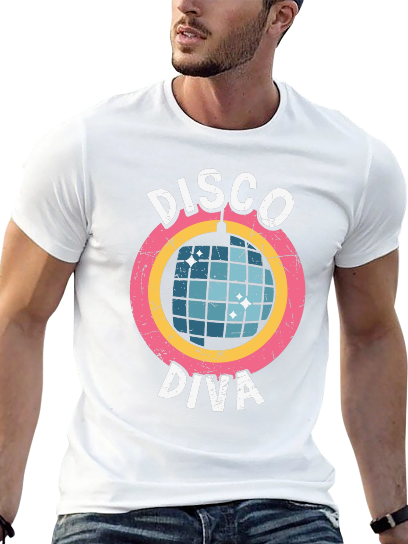Retro Disco Diva Graphic T-Shirt