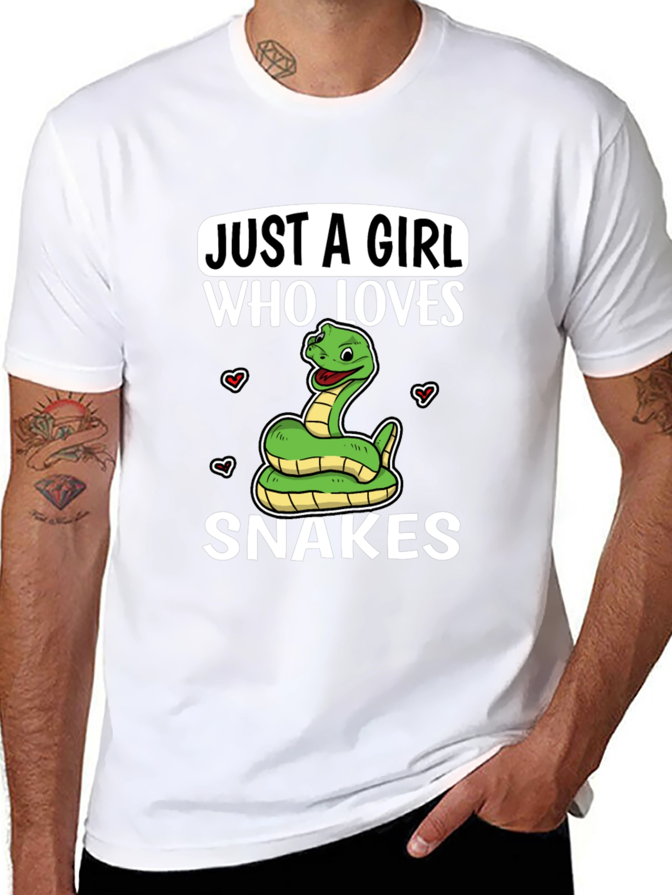 Just a Girl Who Loves Snakes T-Shirt