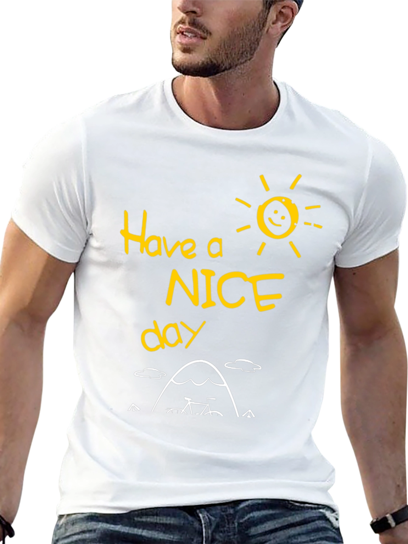 Have A Nice Day T-Shirt - Mountain Biker