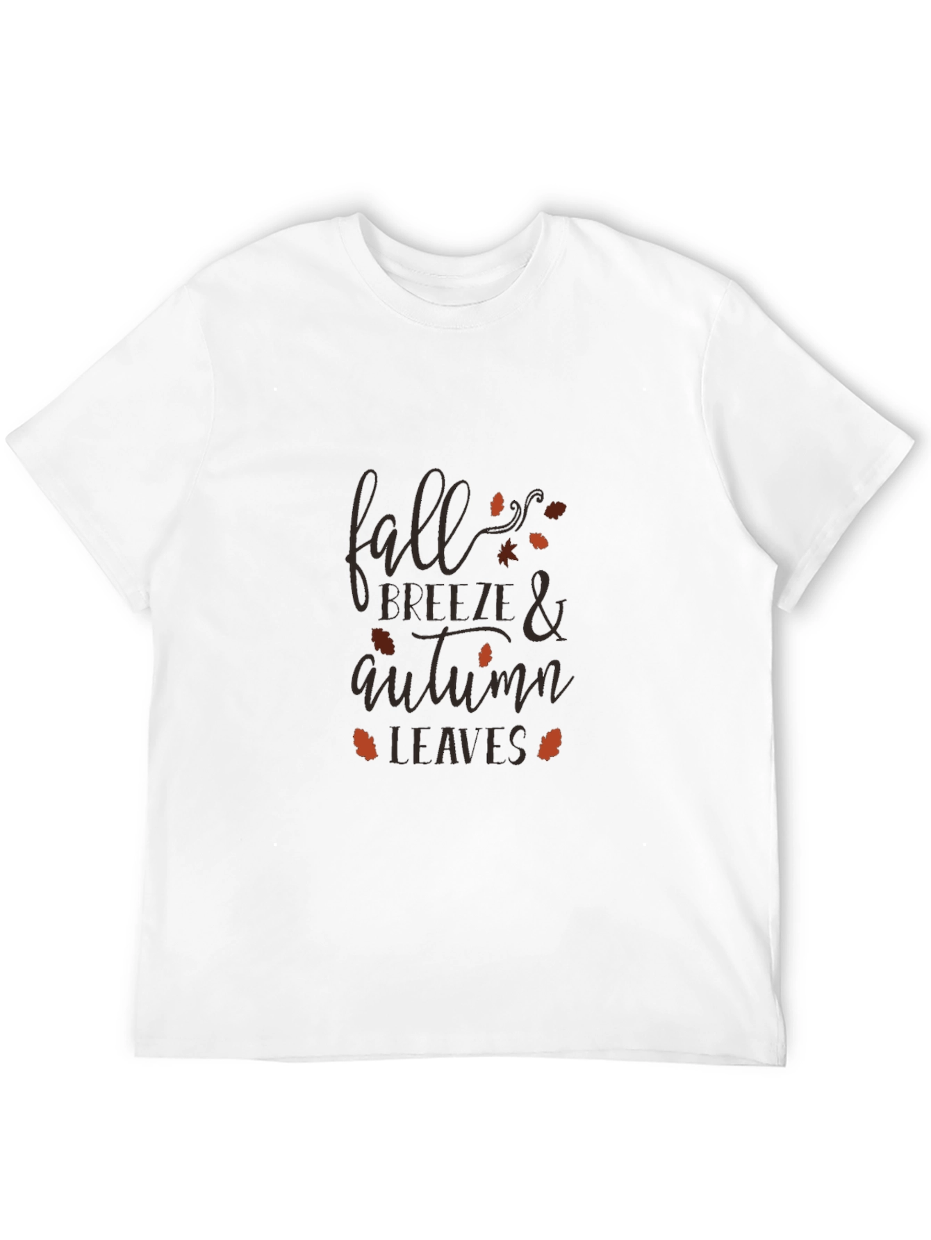 Fall Breeze & Autumn Leaves Graphic T-Shirt