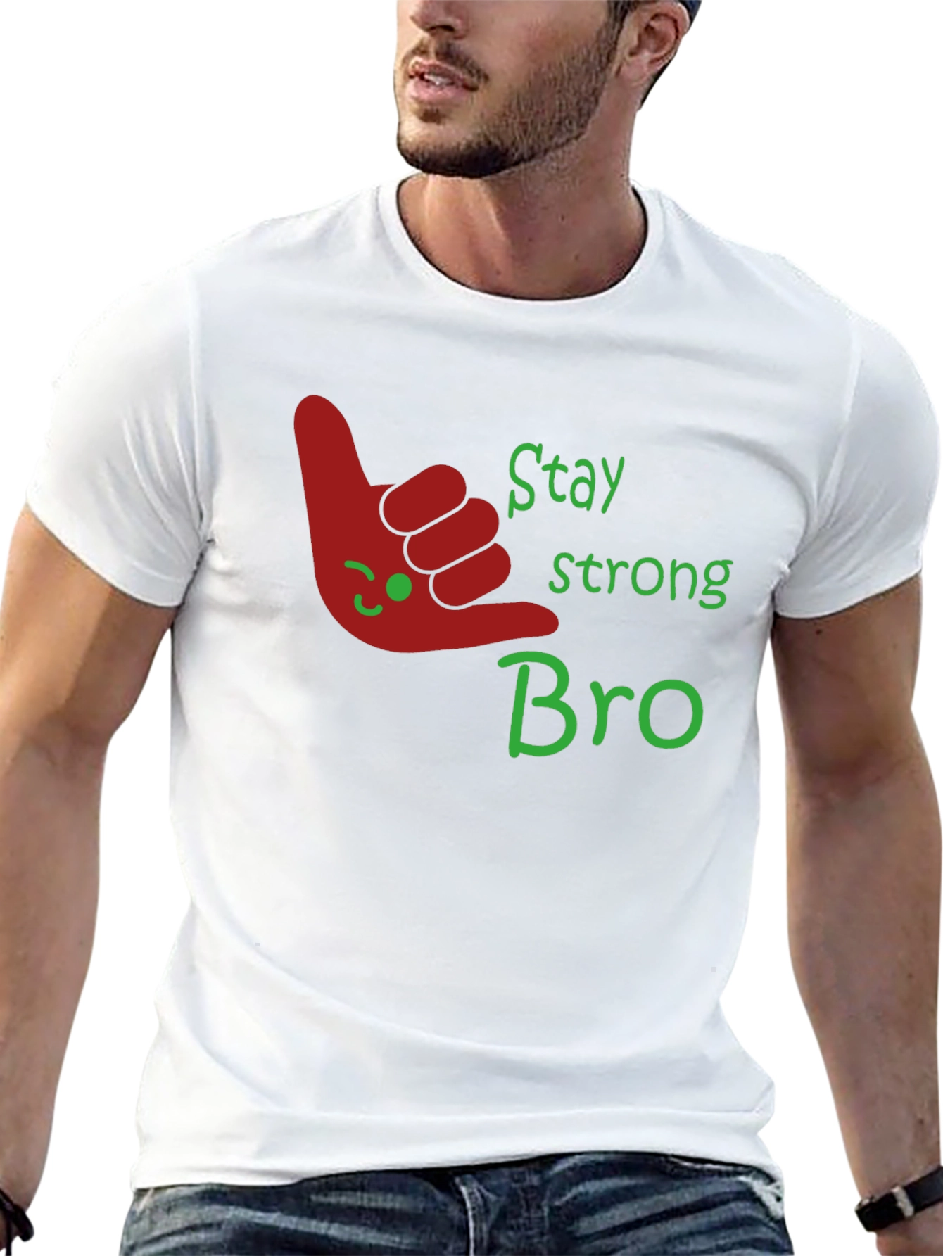 Stay Strong Bro Graphic T-Shirt