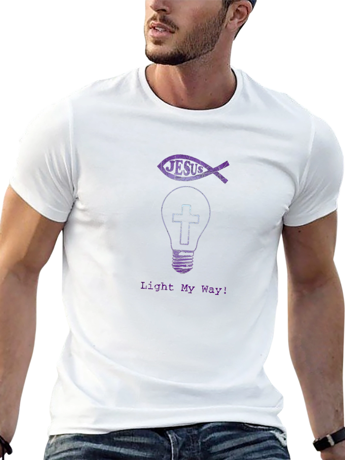 Faith Inspired Graphic Tee - Light My Way