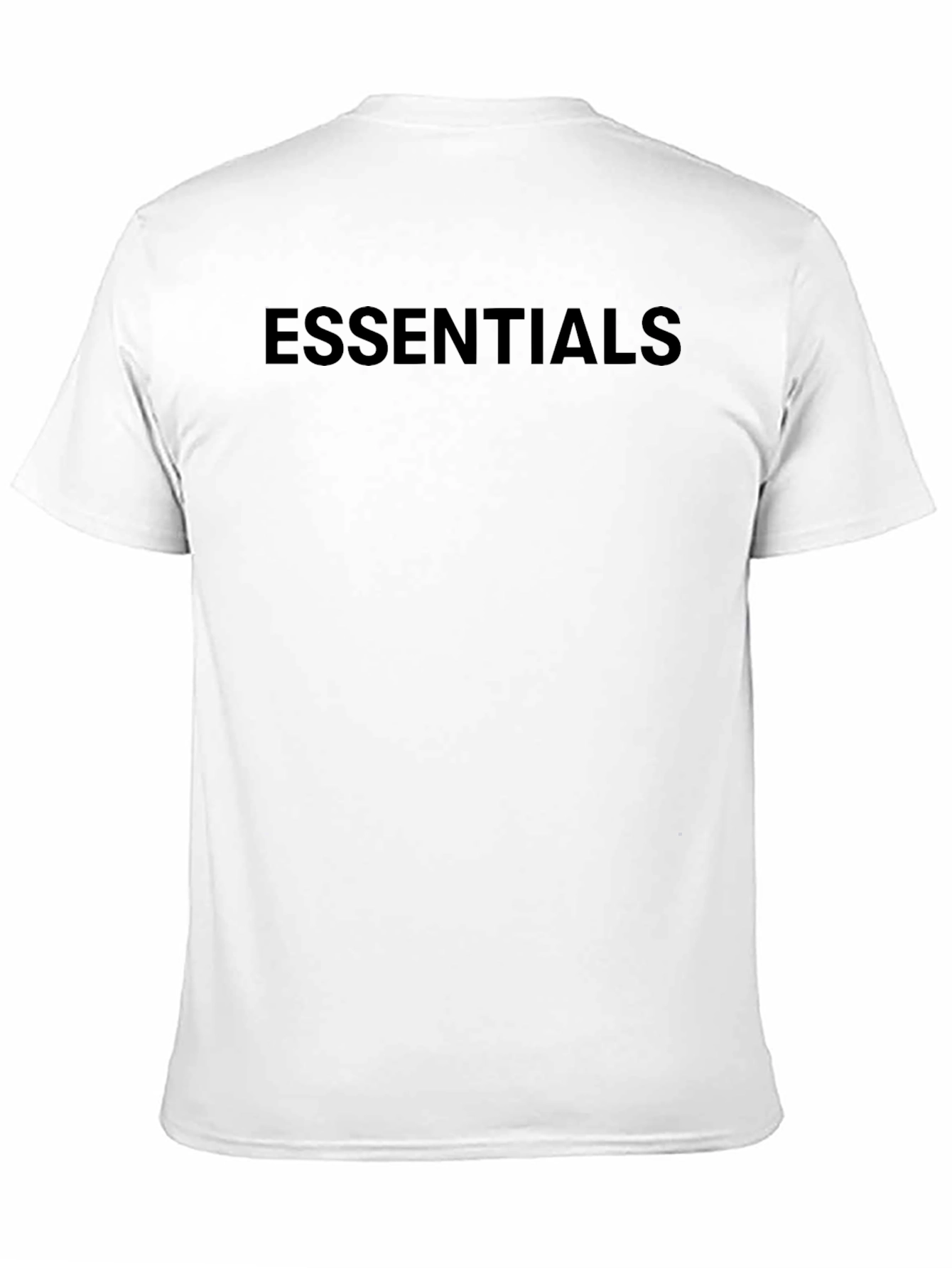 Essentials Black Crew Neck T-Shirt