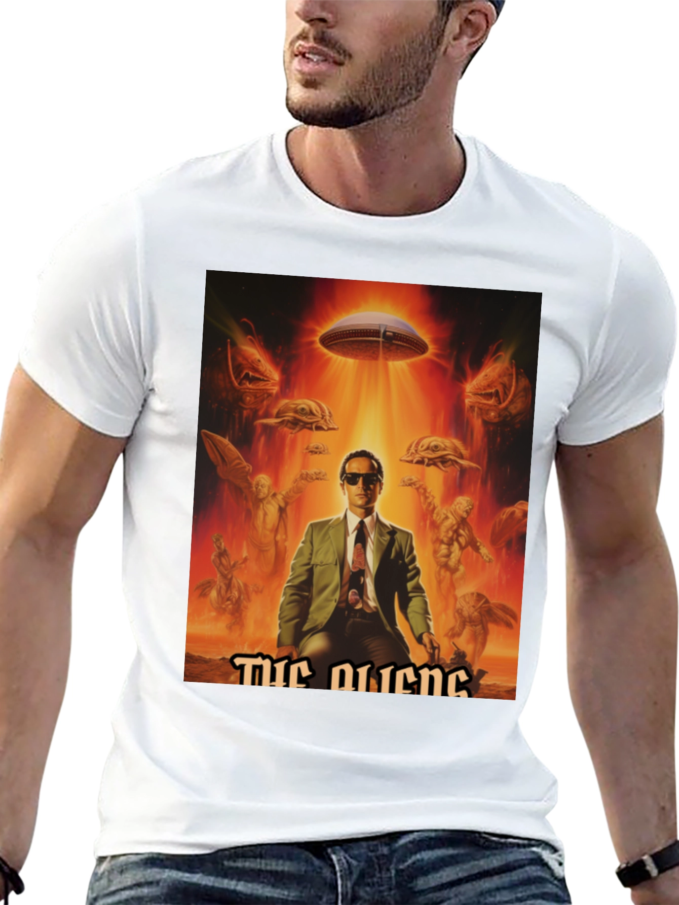 The Aliens Graphic Print T-Shirt