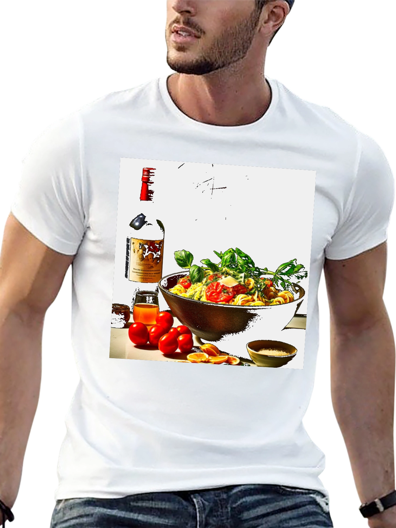 Pasta Art Graphic Tee