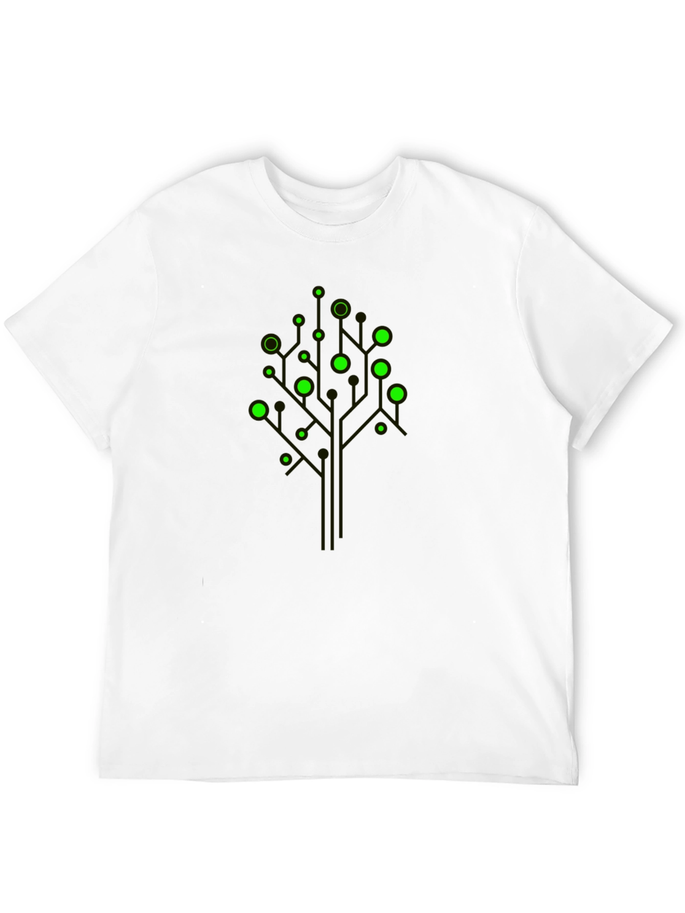 Tech Tree Graphic Black T-Shirt