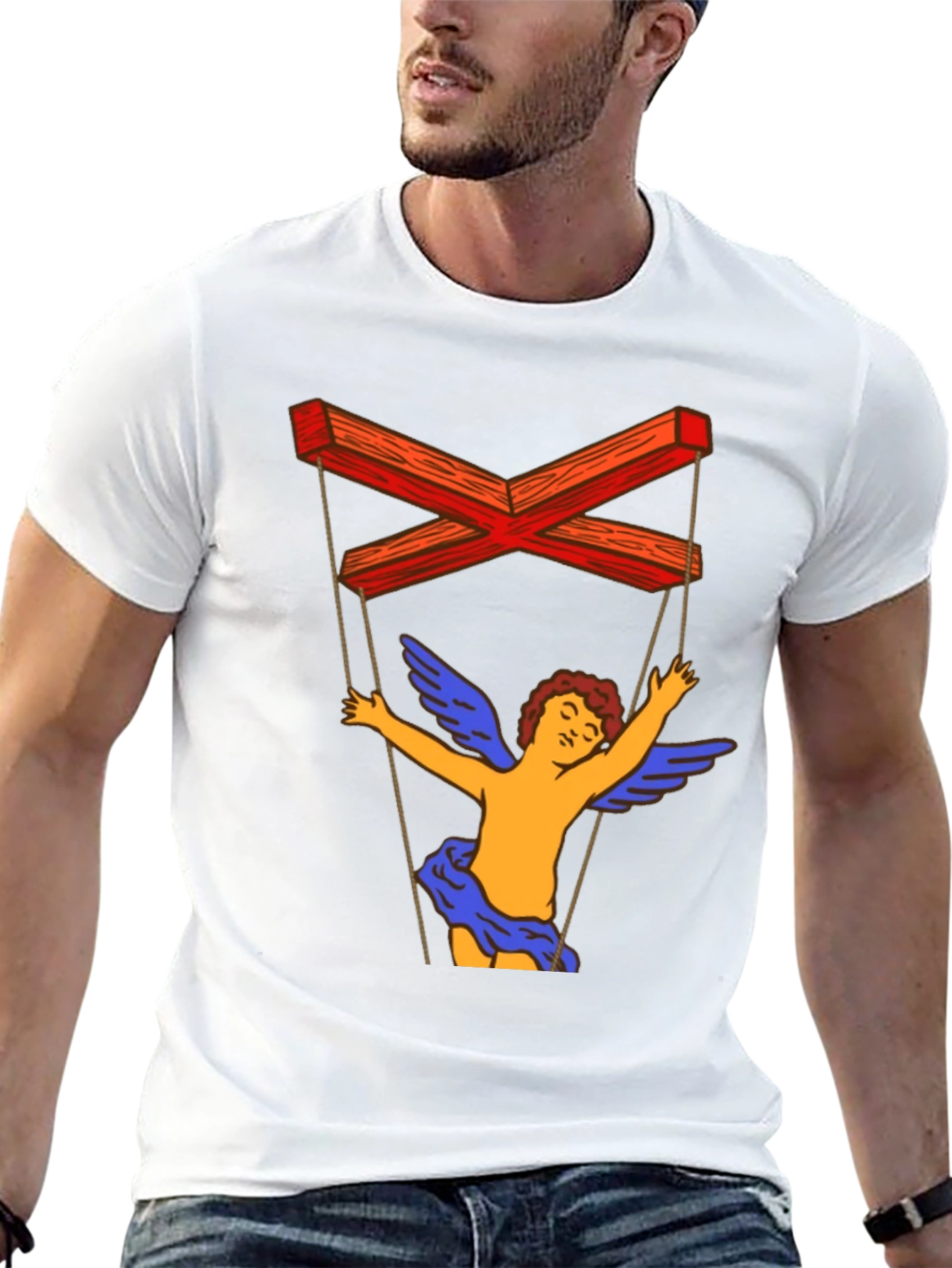 Puppet Angel Graphic T-Shirt - Unique Design