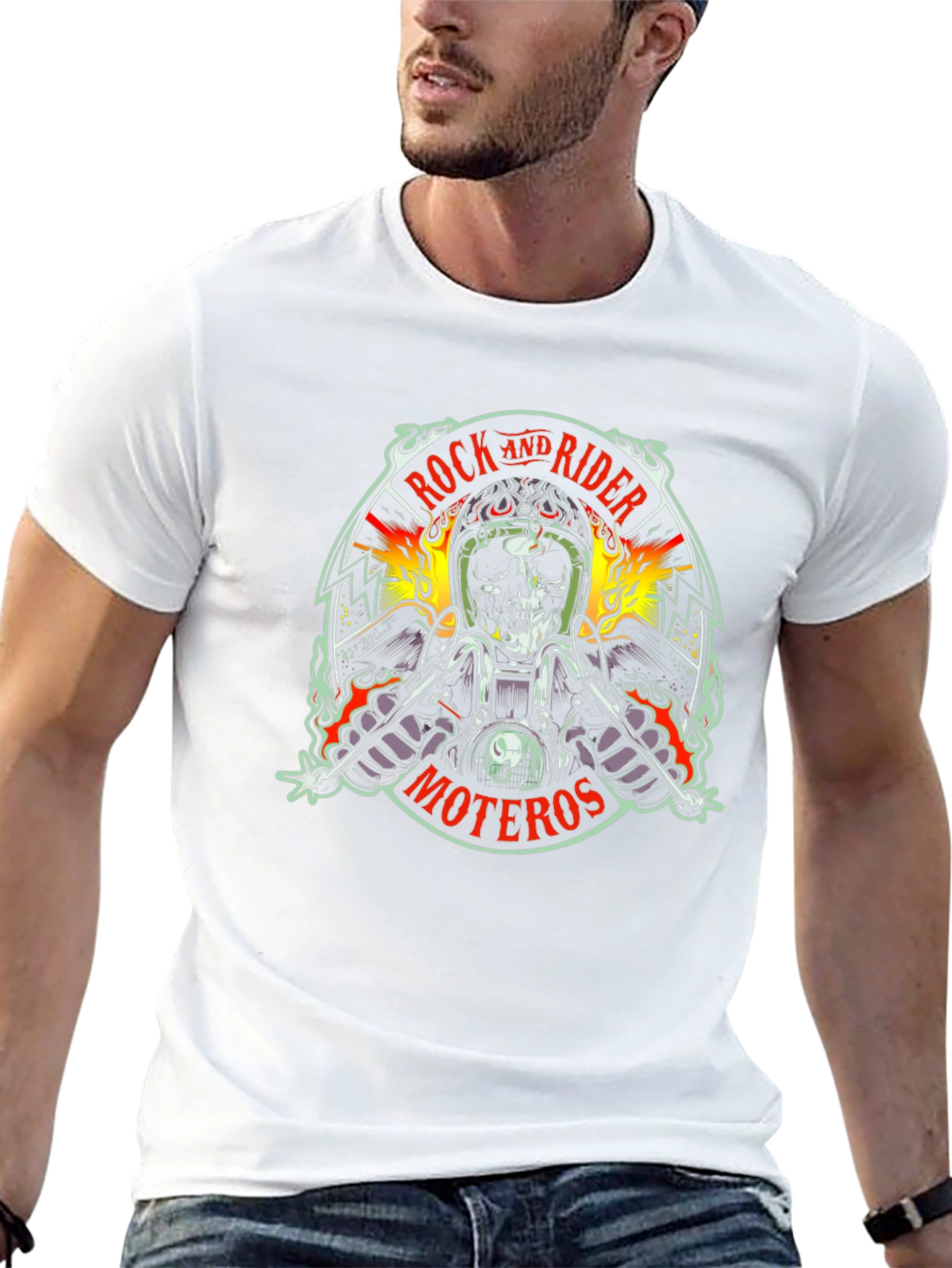 Rock & Rider Moteros Graphic Tee