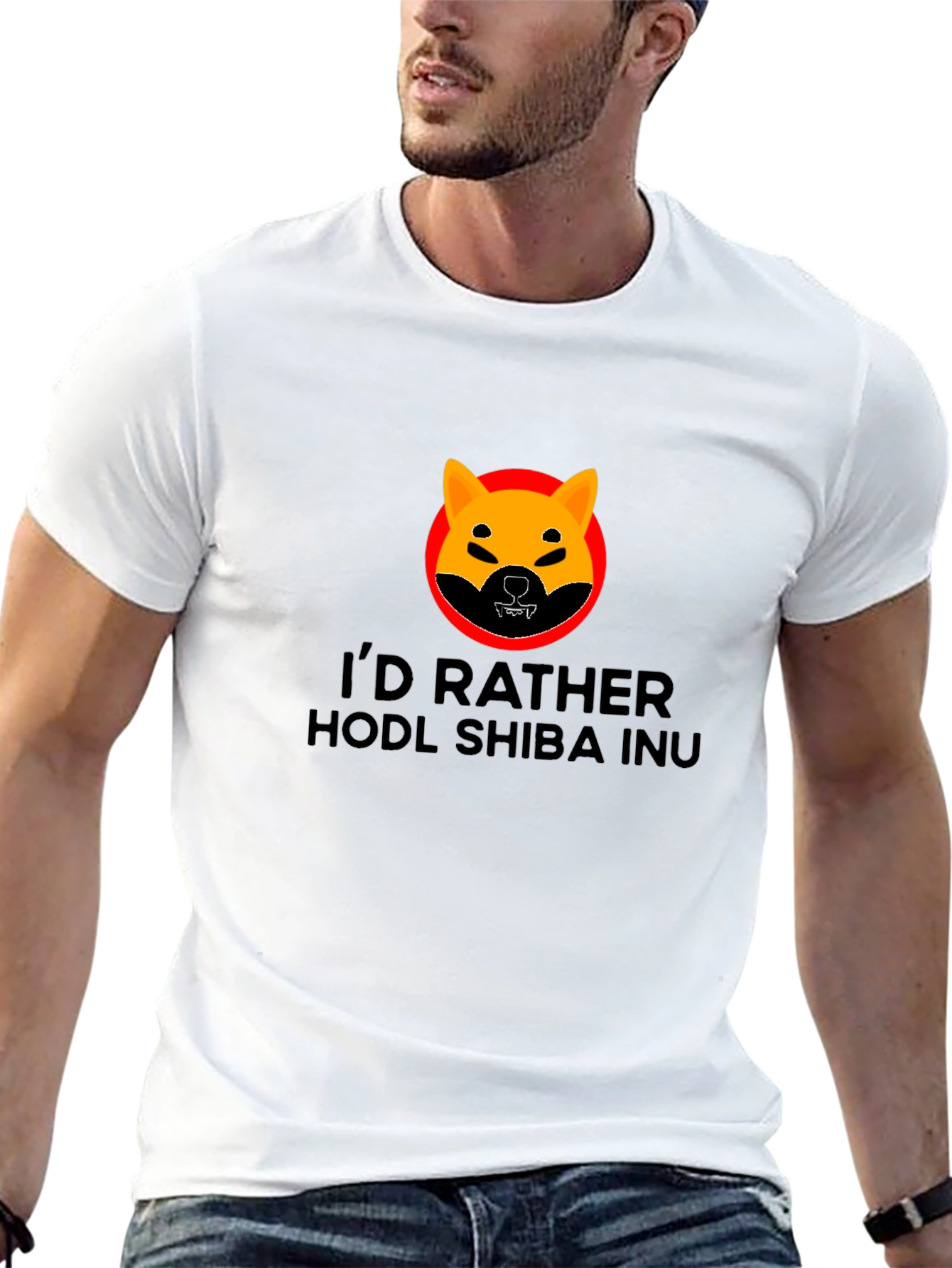 Id Rather HODL Shiba Inu T-Shirt