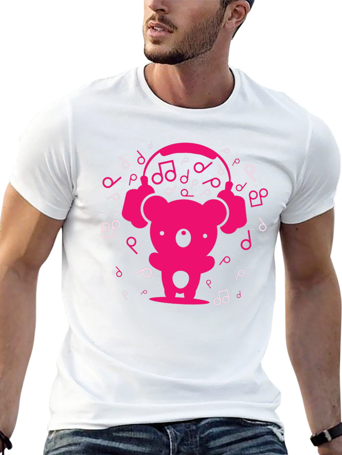 Koala DJ Graphic Tee - Trendy Music Lover Shirt
