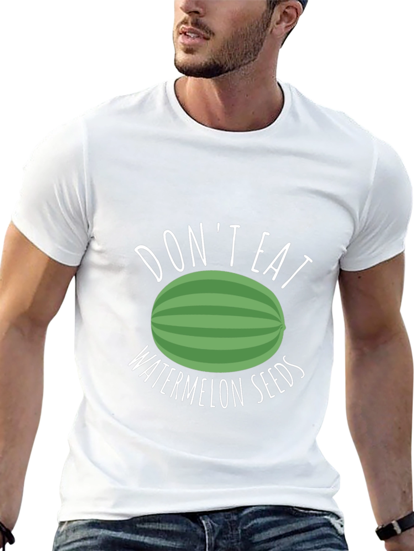 Dont Eat Watermelon Seeds Black T-Shirt