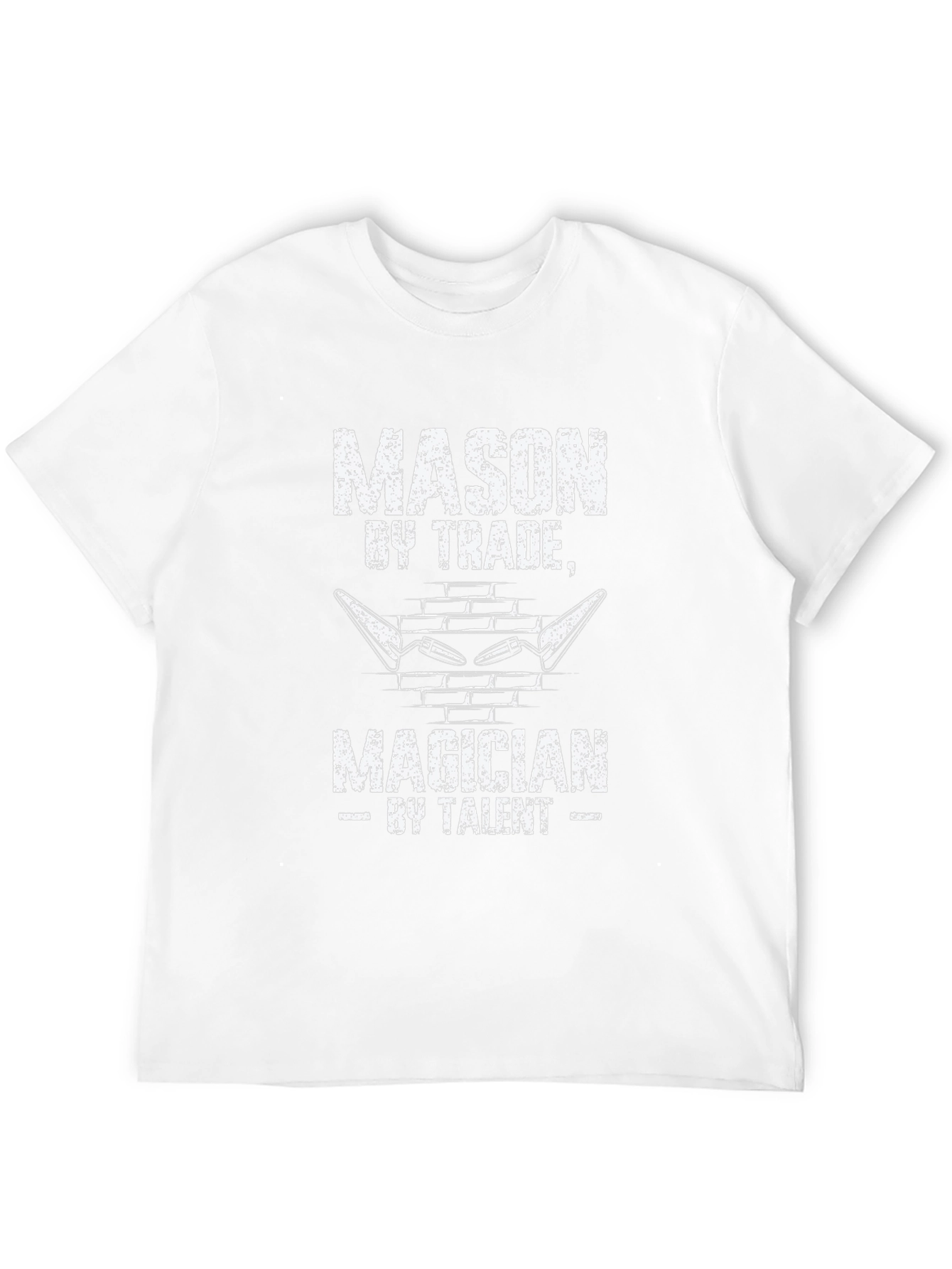 Mason By Trade Magician By Talent Black Graphic Tee
