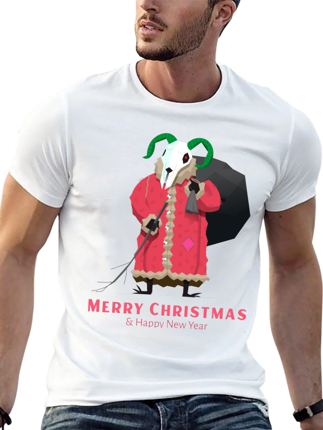 Krampus Christmas T-Shirt: Merry & Twisted Holiday Style!