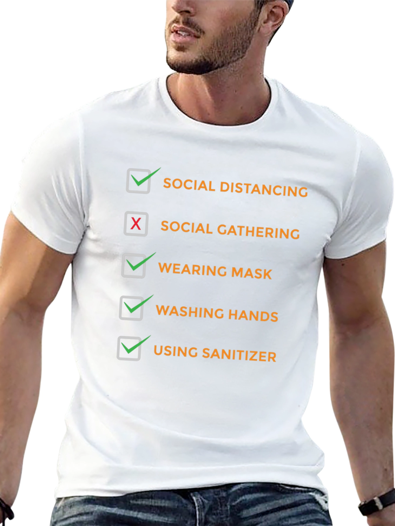 Social Distancing Graphic T-Shirt