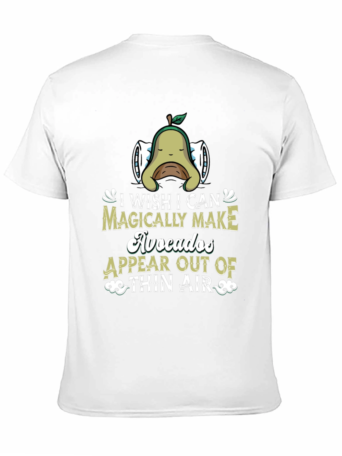 Magical Avocado Graphic Tee - Unisex Black T-Shirt